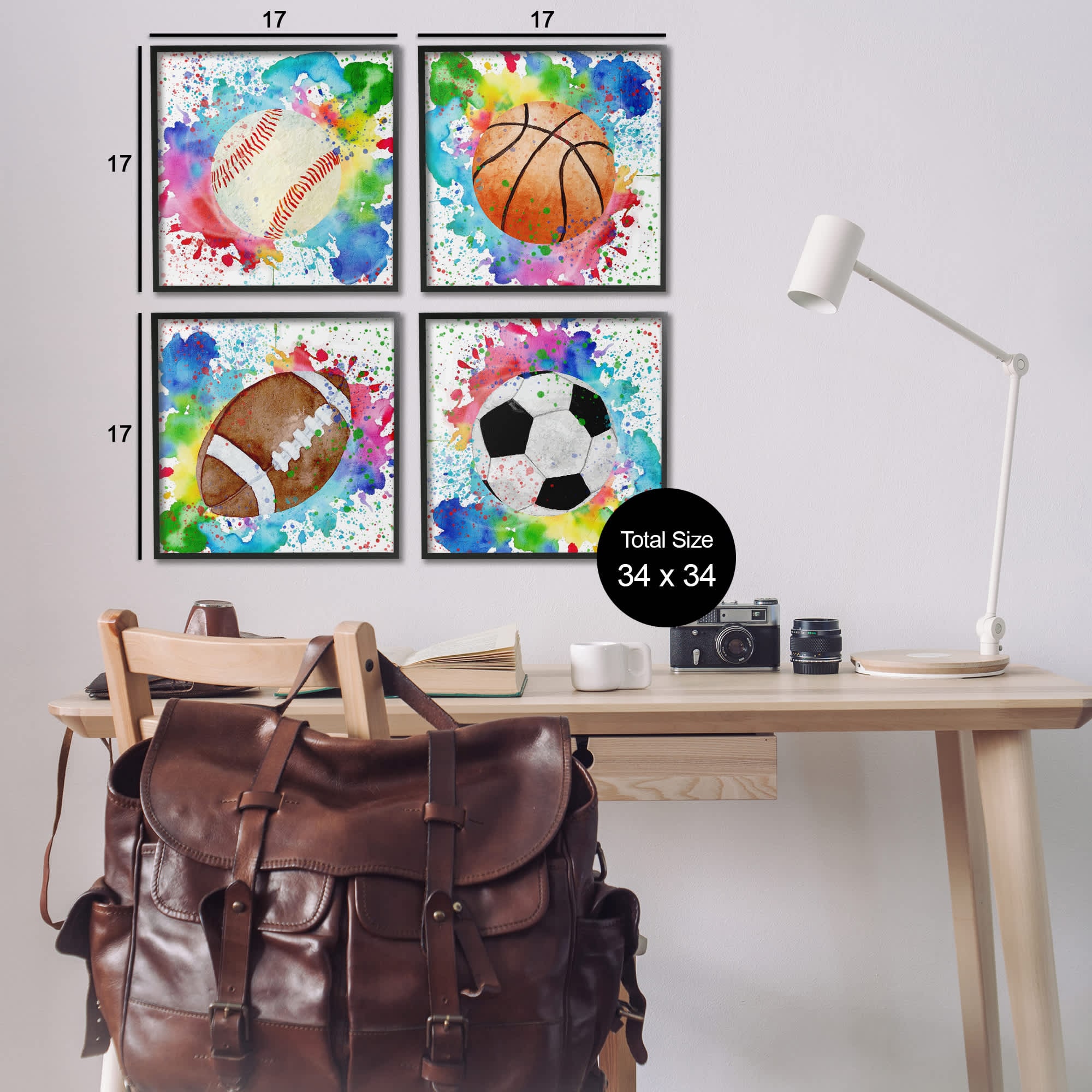 Stupell Industries A4-253-FR-4PC-17X17 Wall-Art - View #2