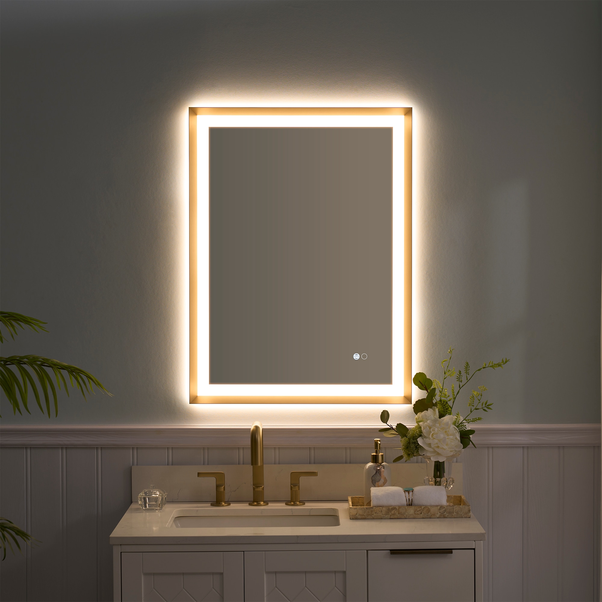 WELLFOR W6FM2432BG Framed-Bath-Mirrors - View #5