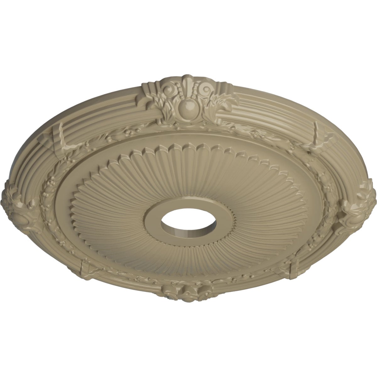 Ekena Millwork CM27HEGDF Ceiling-Medallions - View #2