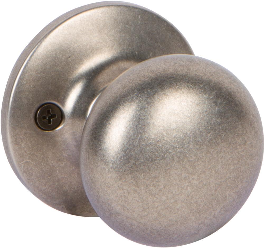 Delaney Hardware KS1052 Saxon Antique Silver Interior/Exterior Bed/Bath Hall/Closet Dummy Door Knob