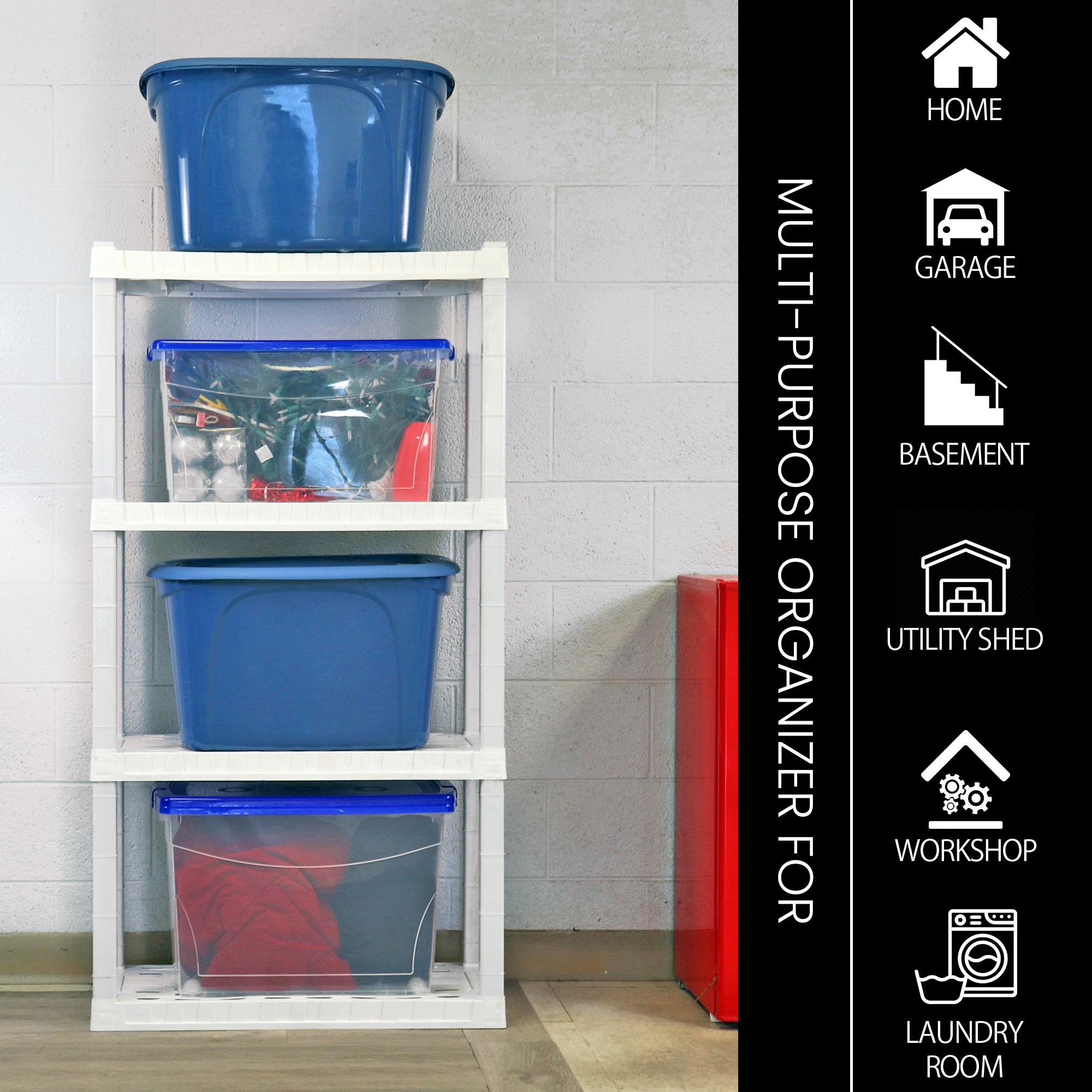 Oskar OK4S3014W Free-Standing-Shelving - View #4