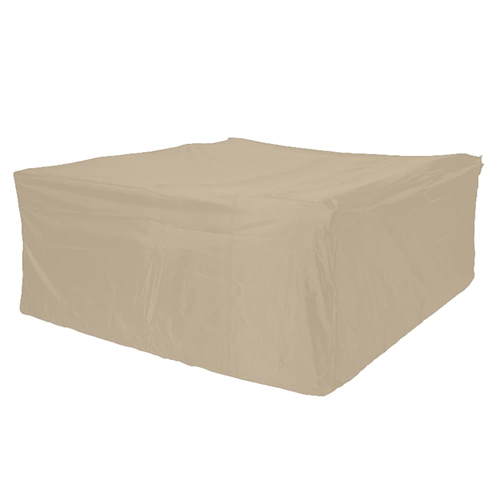 Direct Wicker DWRC-1802-BE Beige Polyester Patio Furniture Cover For Conversation set