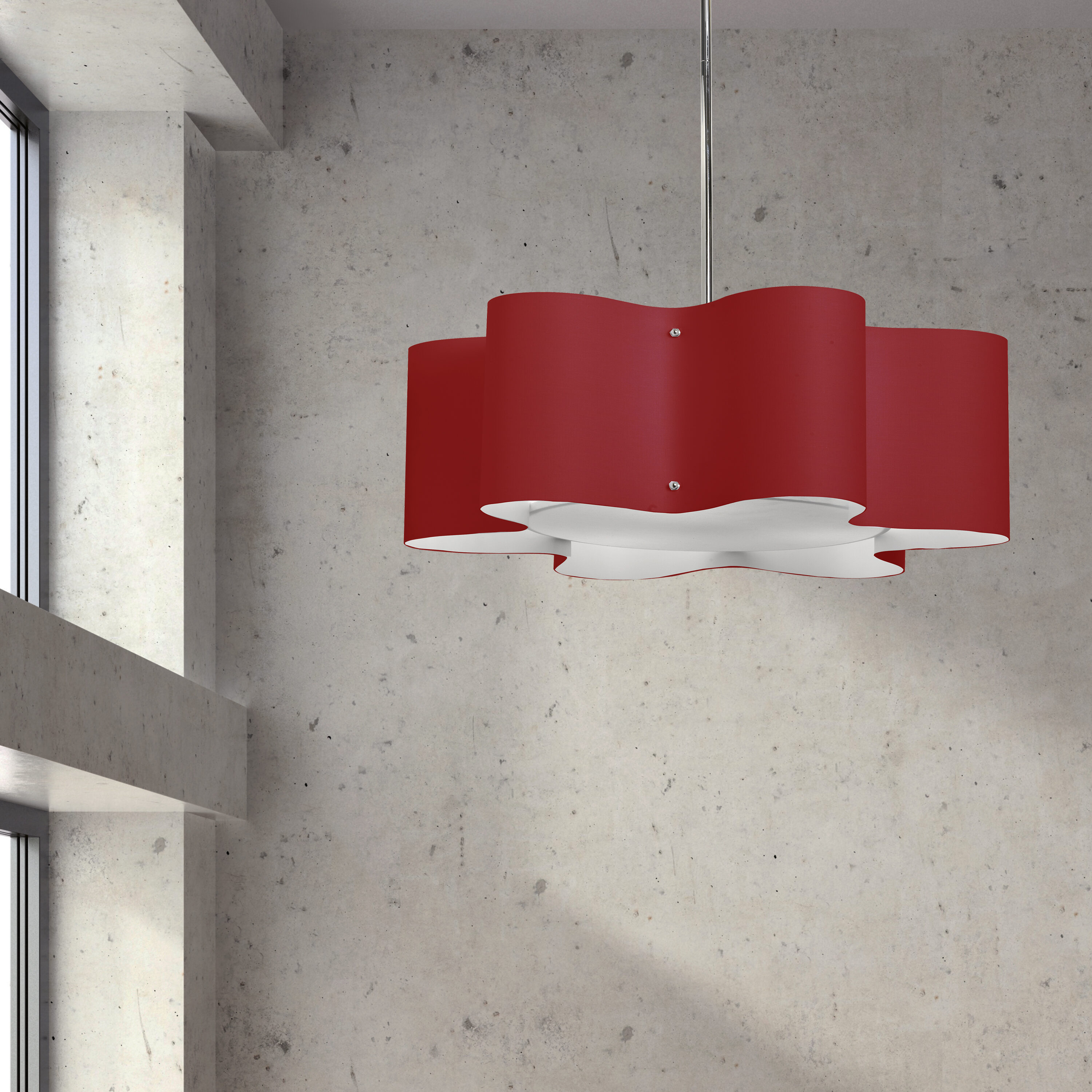 Dainolite ZUL-243-PC-RD Pendant-Lights - View #2