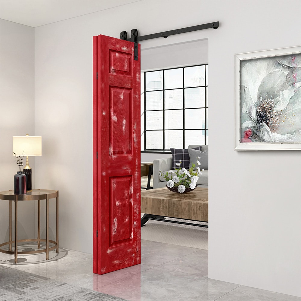 CALHOME 2S-11+6P84X24BRSRA Barn-Doors - View #2