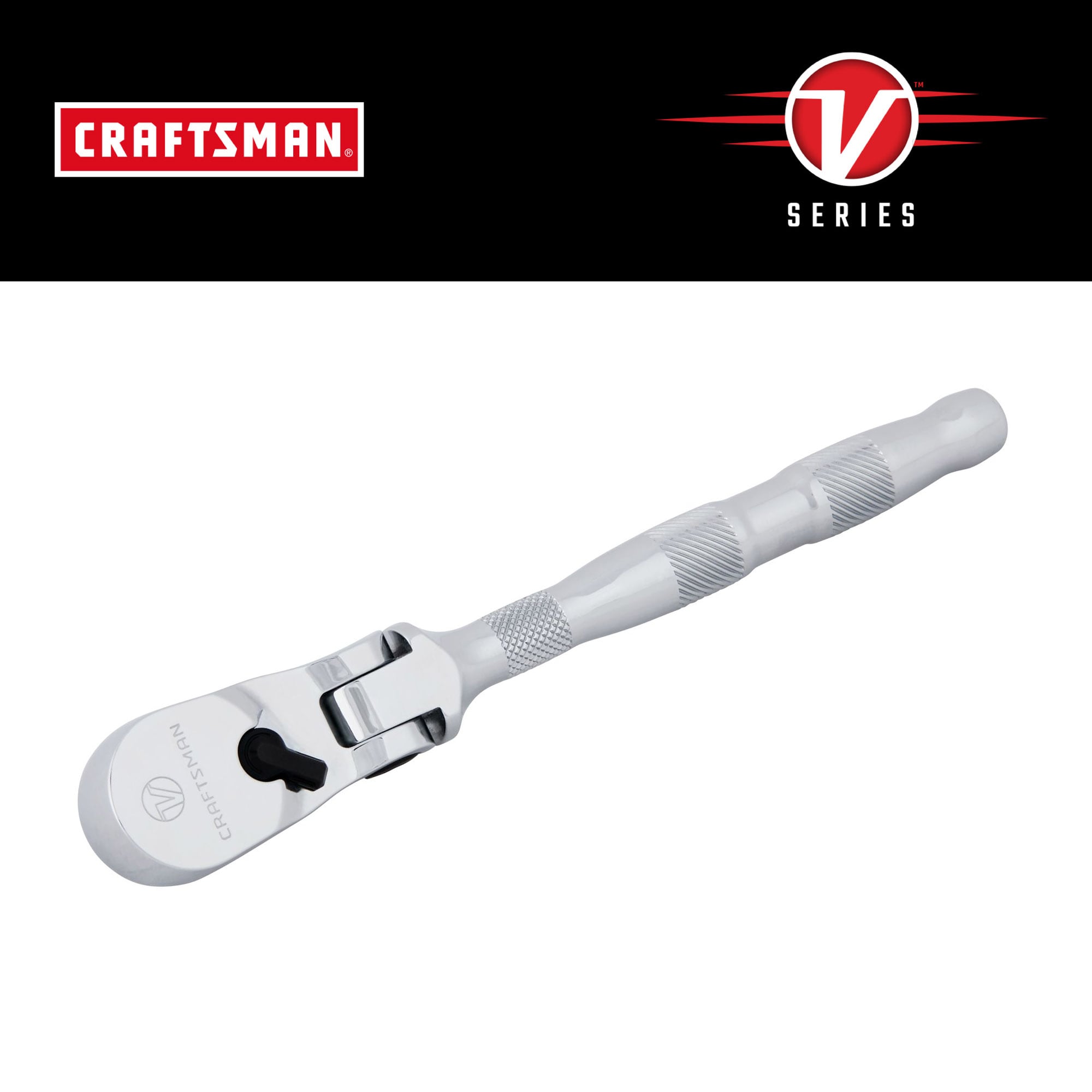 CRAFTSMAN 72-Tooth 3/8-in Drive Chrome Handle Flexible Head Ratchet in the  Ratchets & Ratchet Sets department at