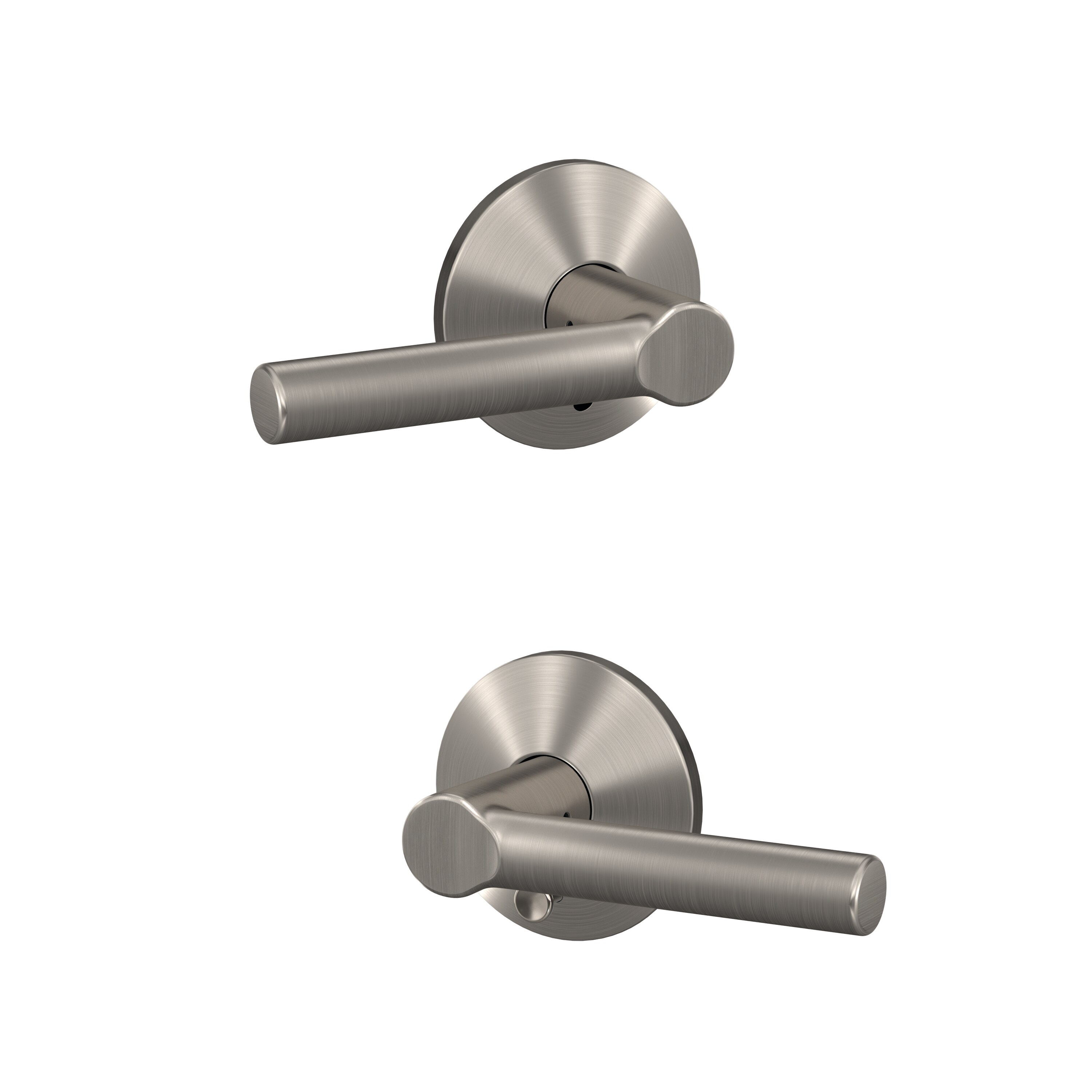 Schlage Custom Custom Broadway - Kinsler Satin Nickel Interior or Bed ...