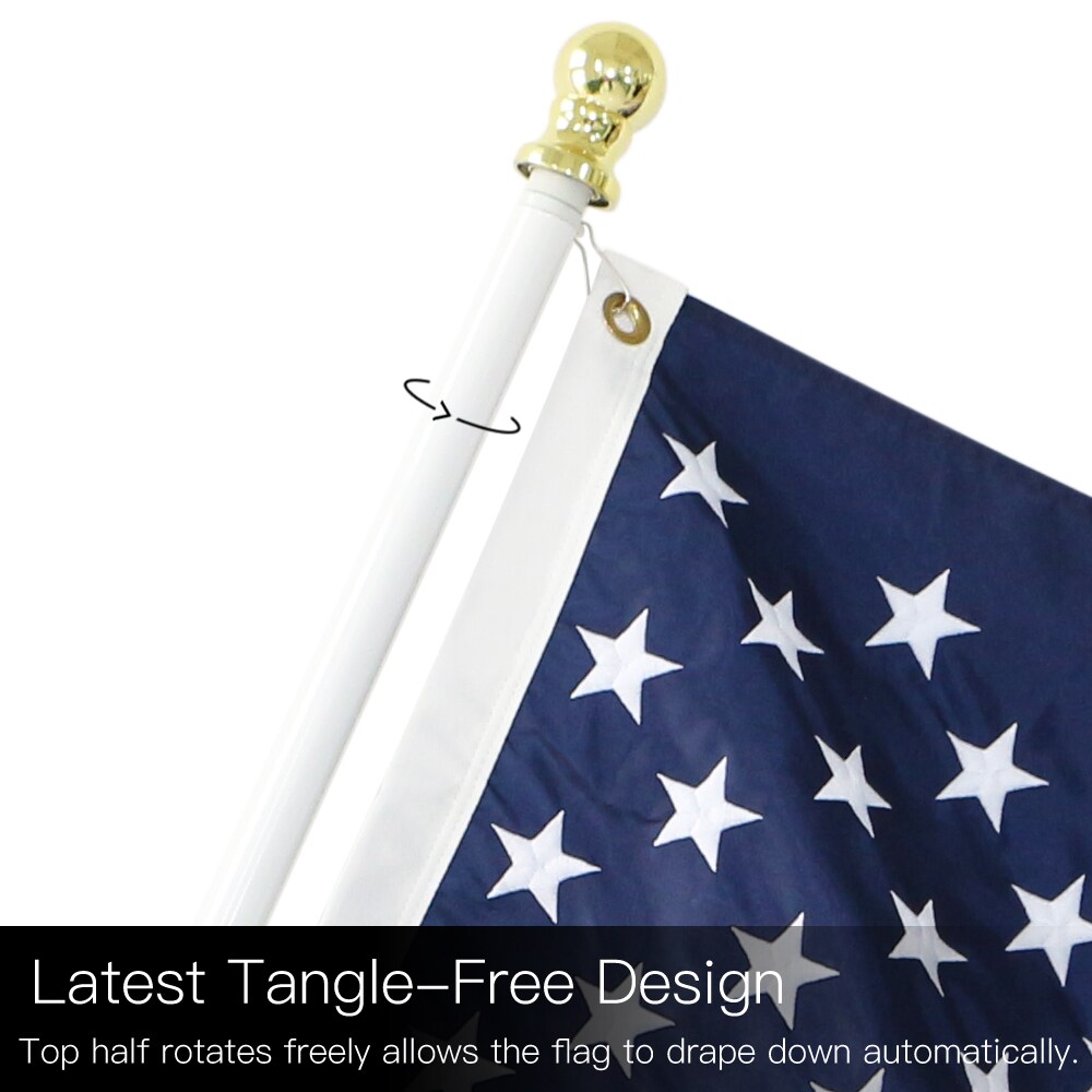 Anley A.POLE.TF.WHITE Flag-Poles - View #4
