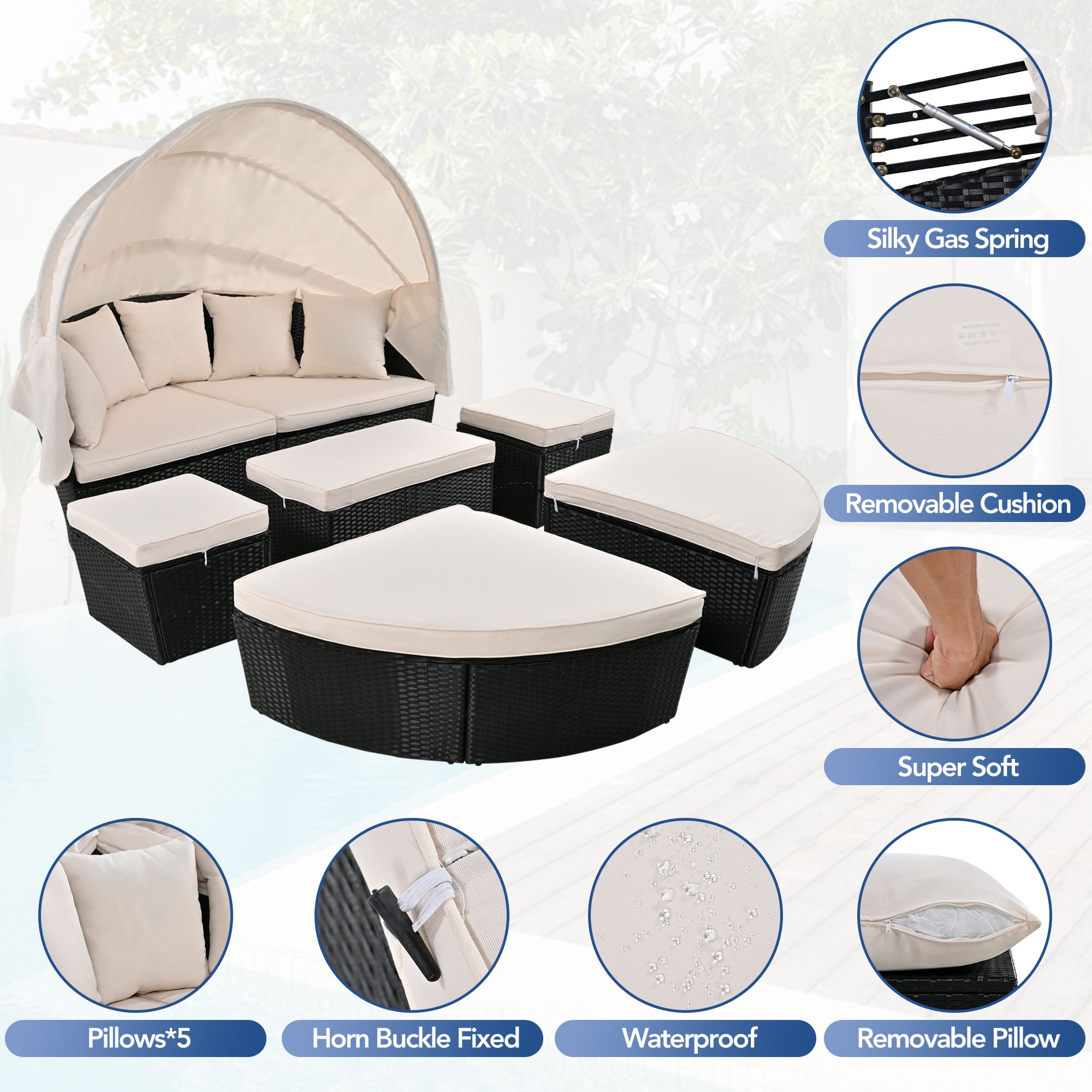 JIMSMAISON BOGOPDB02BEG Patio-Sofas-Daybeds - View #4