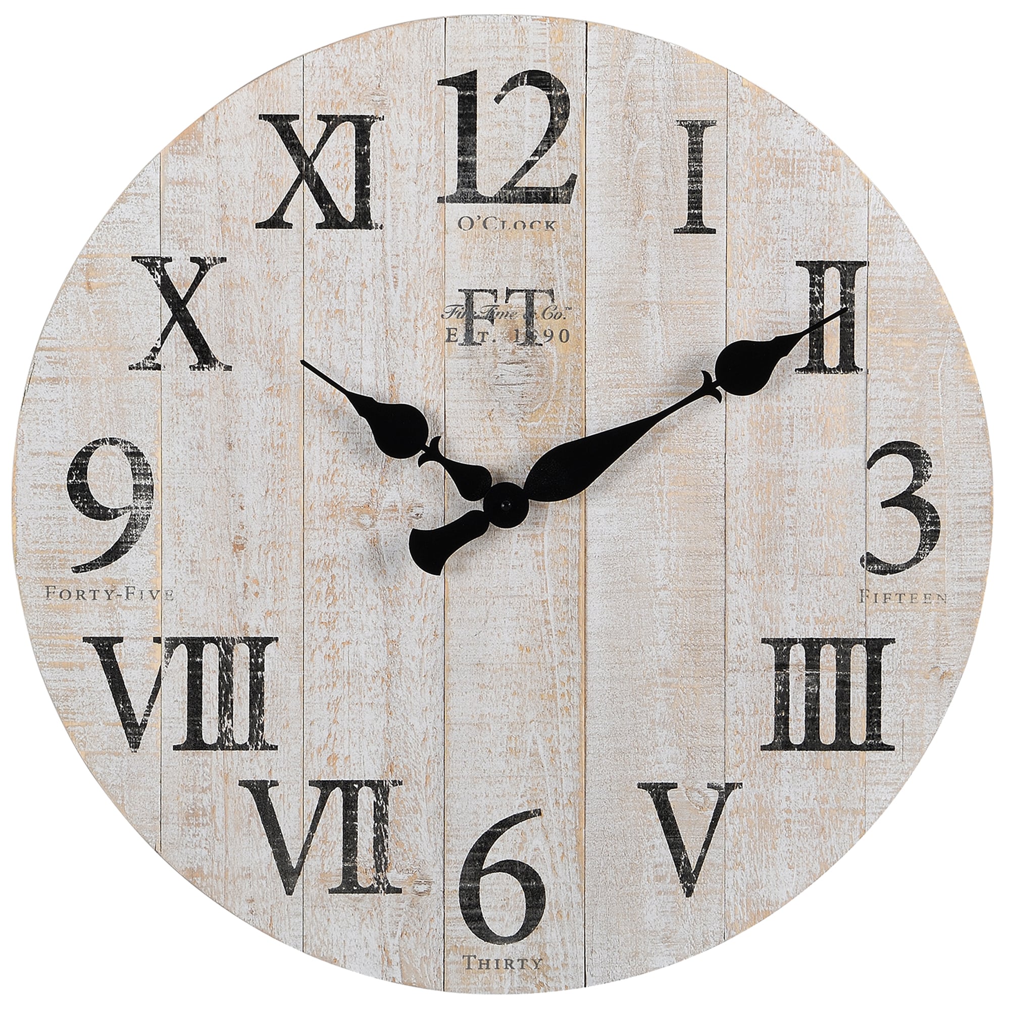 FirsTime 31214 Analog Round Floor Rustic