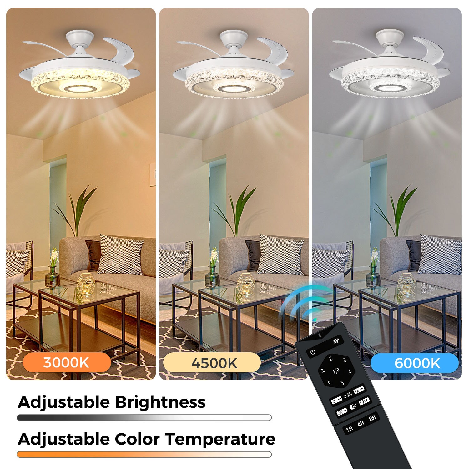 DORESshop LSC-JT-FS01101CWH Ceiling-Fans - View #6
