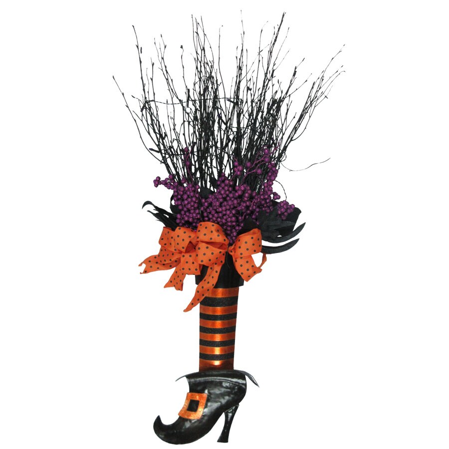 Holiday Living LW01-EHJE010R 30-in Lighted Witch Shoe Sculpture