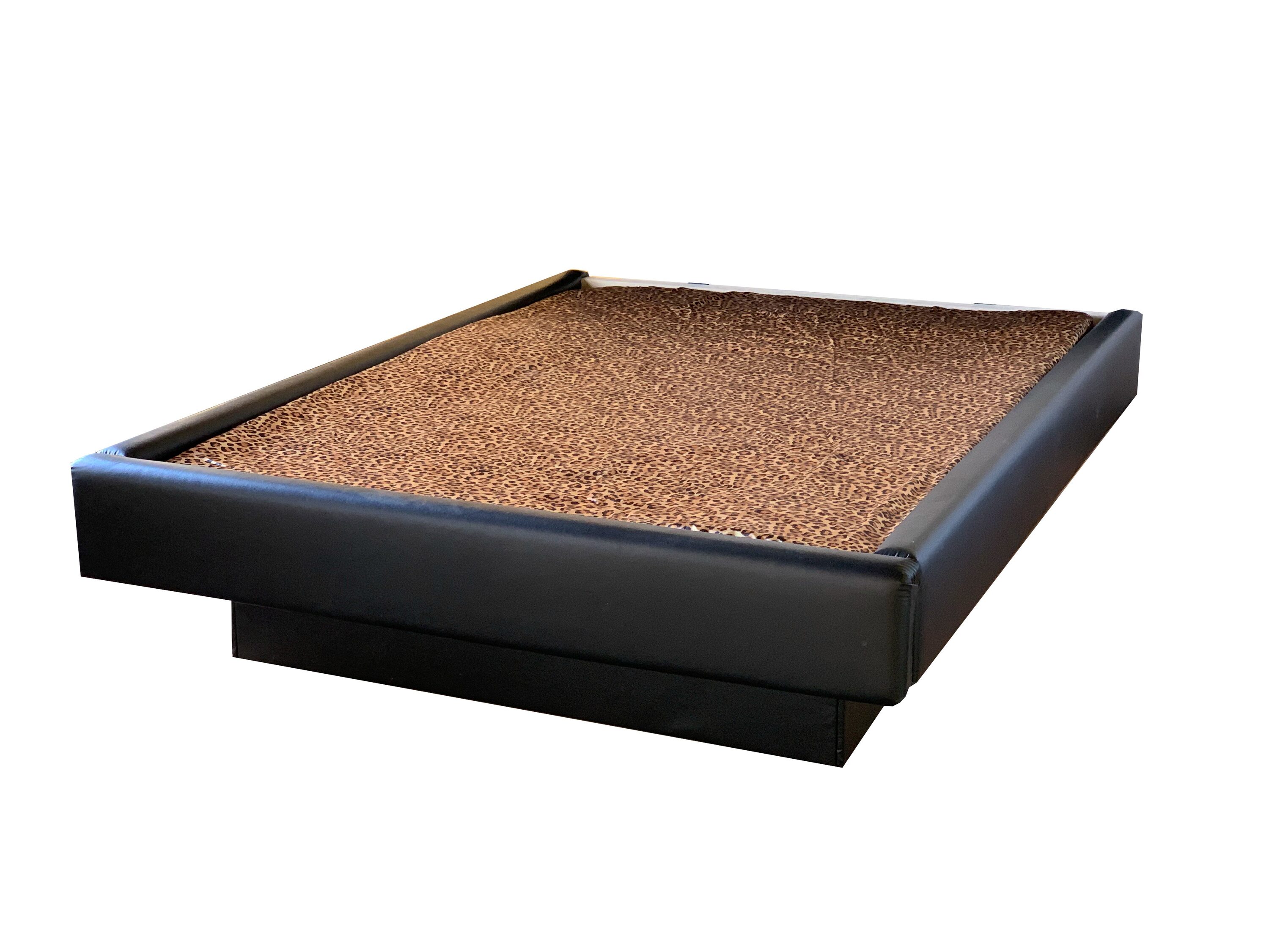 Strobel 9200BVU4BOUQ259 Queen Size Black Hardside waterbed