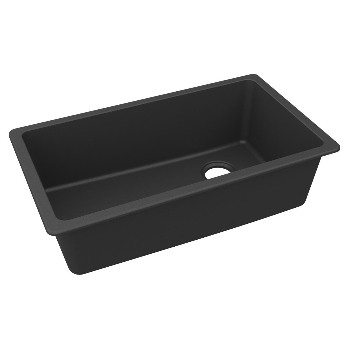 Elkay ELGU13322MB0 Quartz Classic Undermount 33-Inches x 18.768-Inches Quartz Single bowl Kitchen Sink