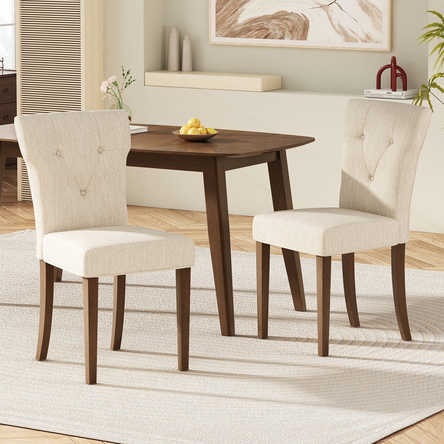 GZMR GZHF-702GREEN Set of 2 Contemporary/Modern Velvet Upholstered Dining Side Chair (Metal Frame)
