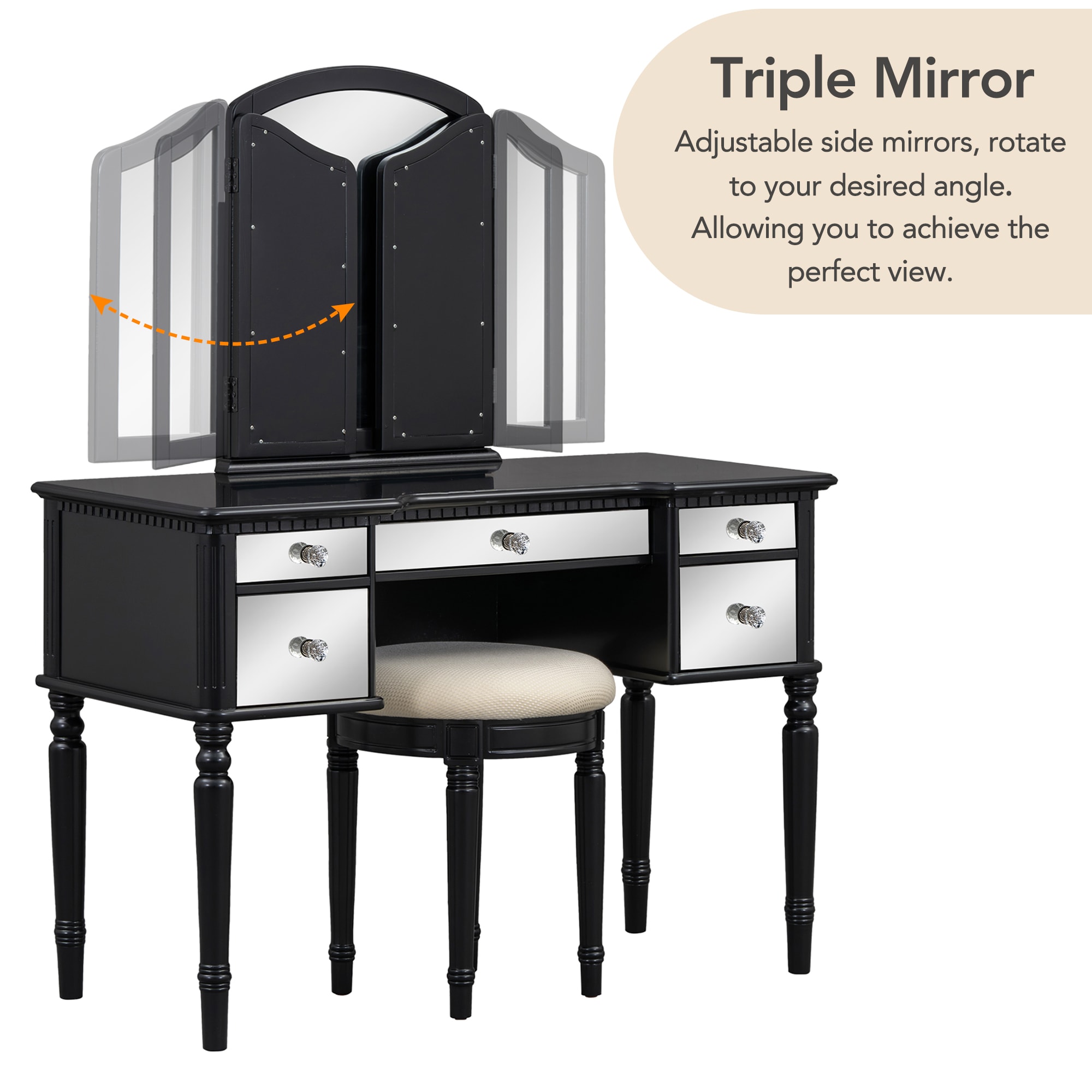 Poly furniture SZT-16 Bedroom-Vanities - View #3