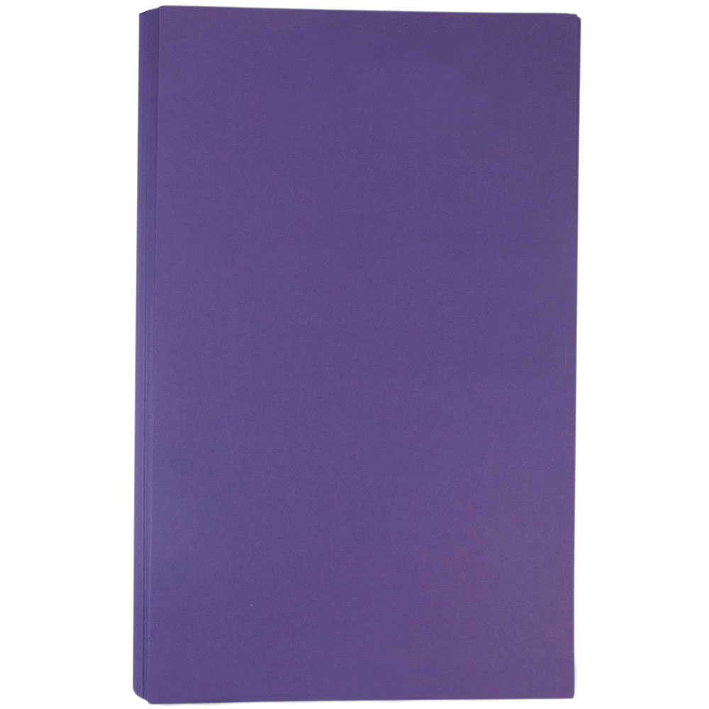 JAM Paper Matte Colored Paper, 28 lbs., 8.5 x 14, Light Purple, 50  Sheets/Pack (16729377)