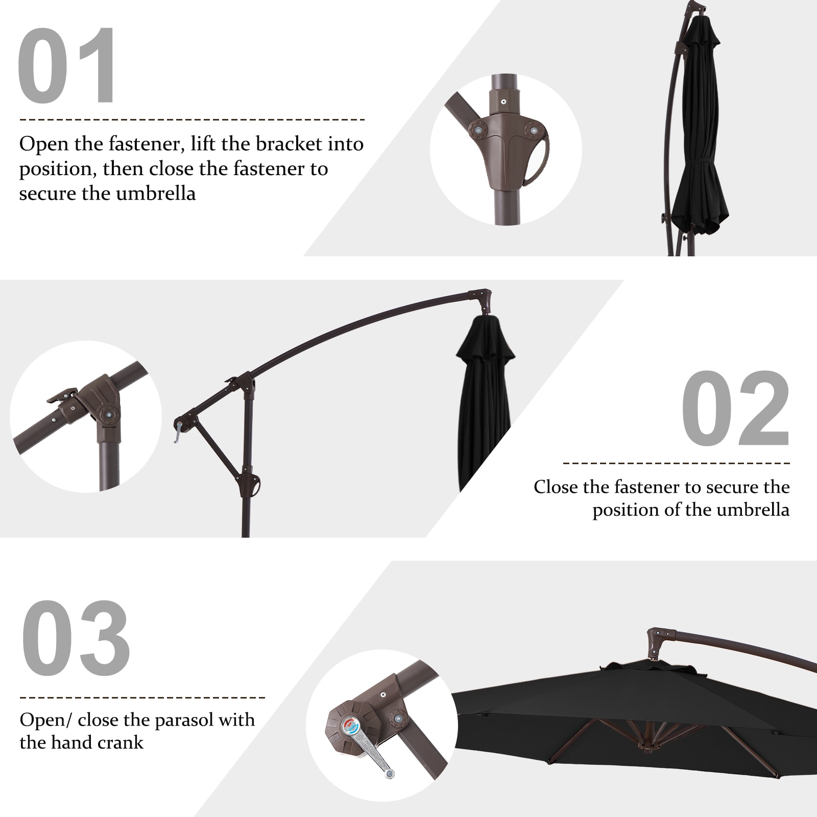 JEAREY EDSCXJS+SD-10FT-BK Umbrellas-2 - View #7