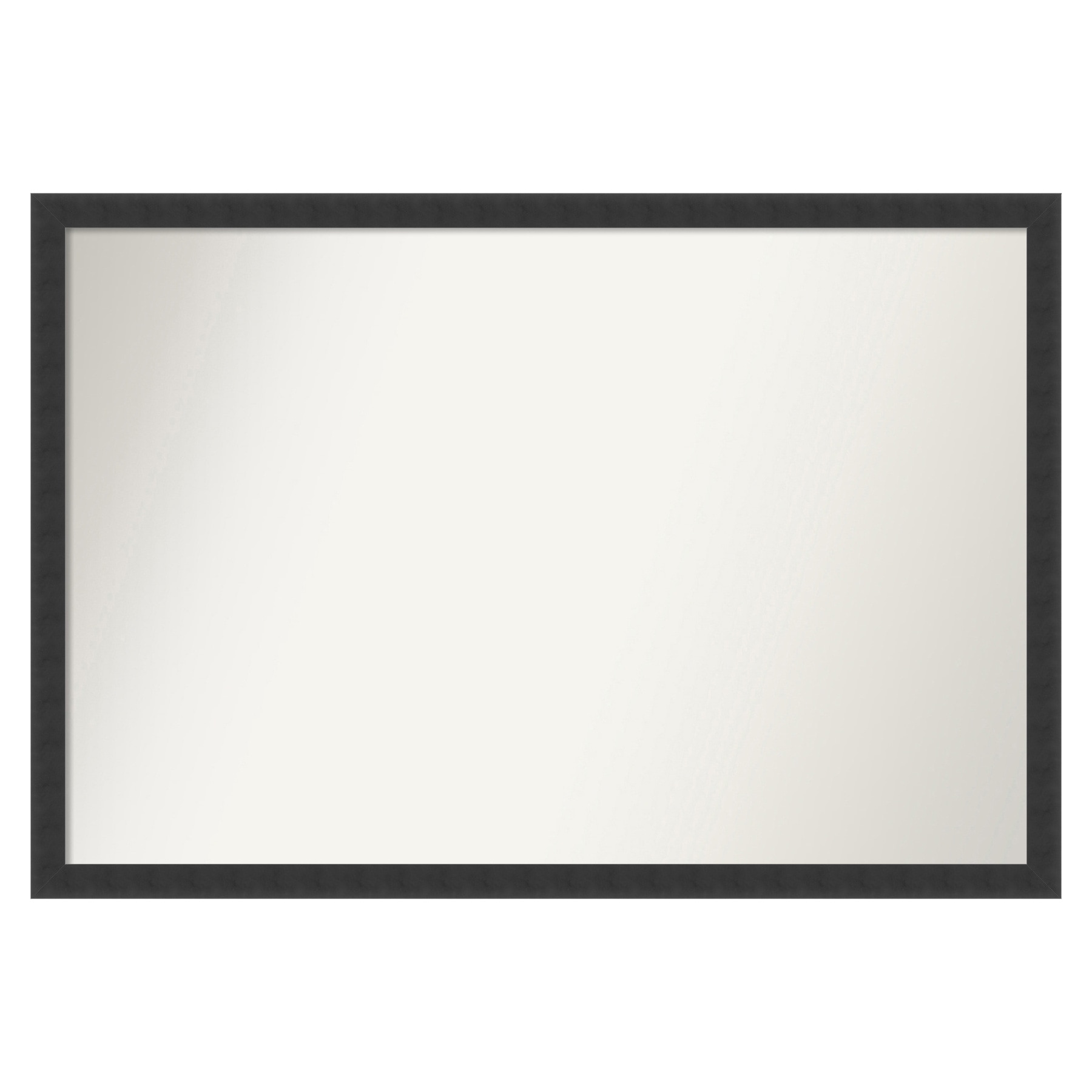 Mezzanotte Black Full Length Rectangular Wood Vanity Mirror