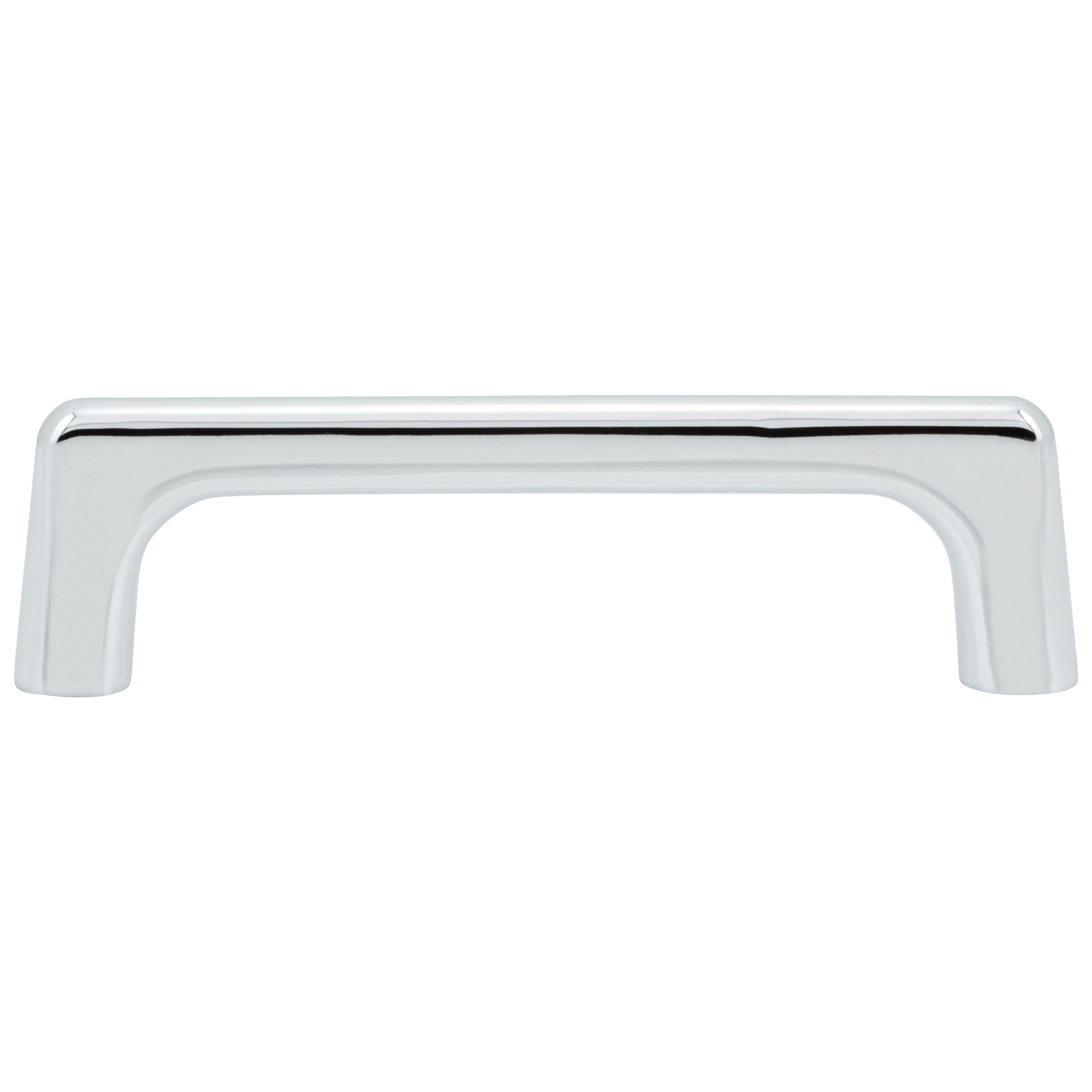 Villa Valentina VV696PC Series No. 6, 3-3/4-in , 96mm Center to Center Polished Chrome Rectangular Handle Drawer Pulls