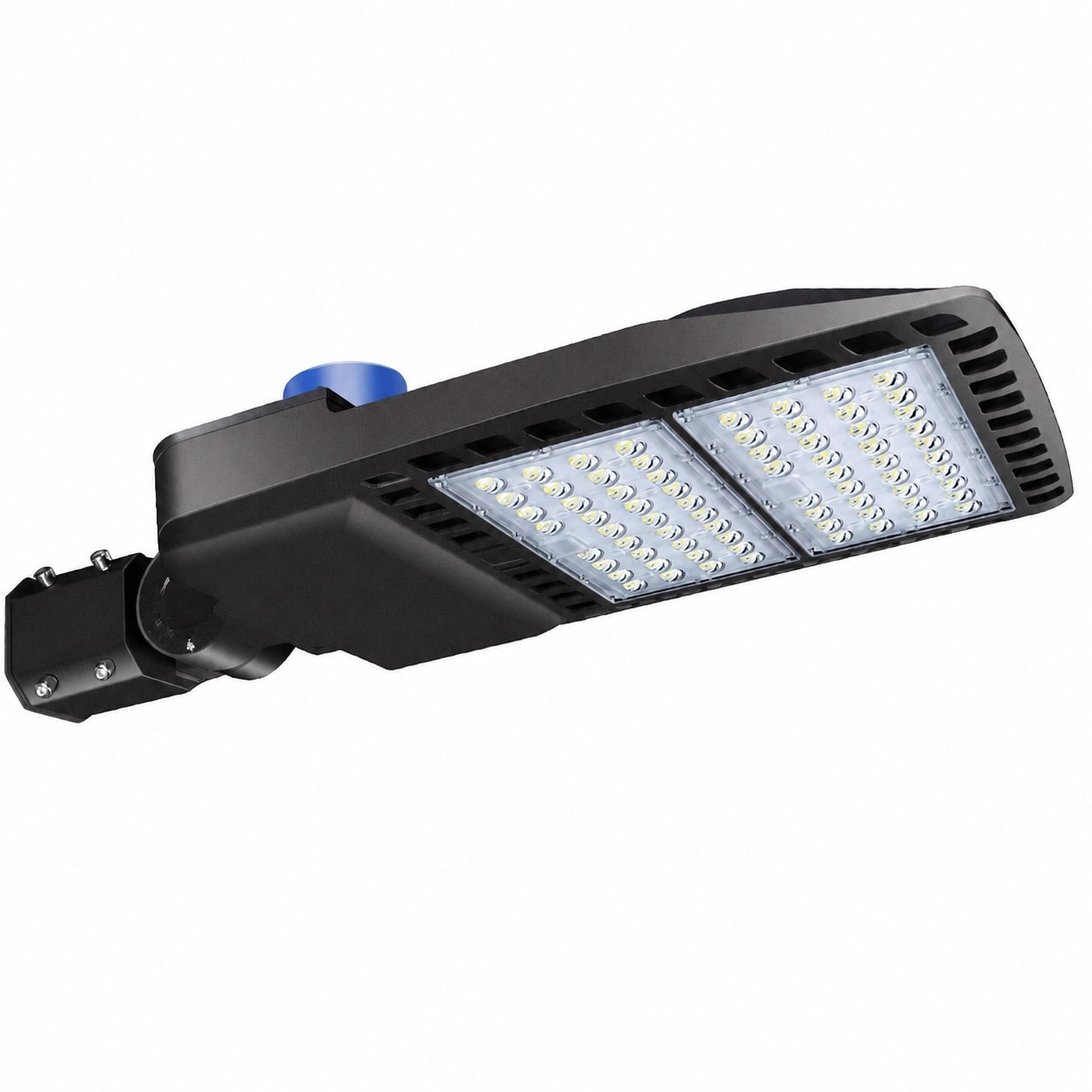 Lukvuzo  LED Parking Lot Light 200W Outdoor Area Light Dusk to Dawn Photocell 5000K 26000 Lumens Slipfitter Mount IP65 Waterproof Commercial