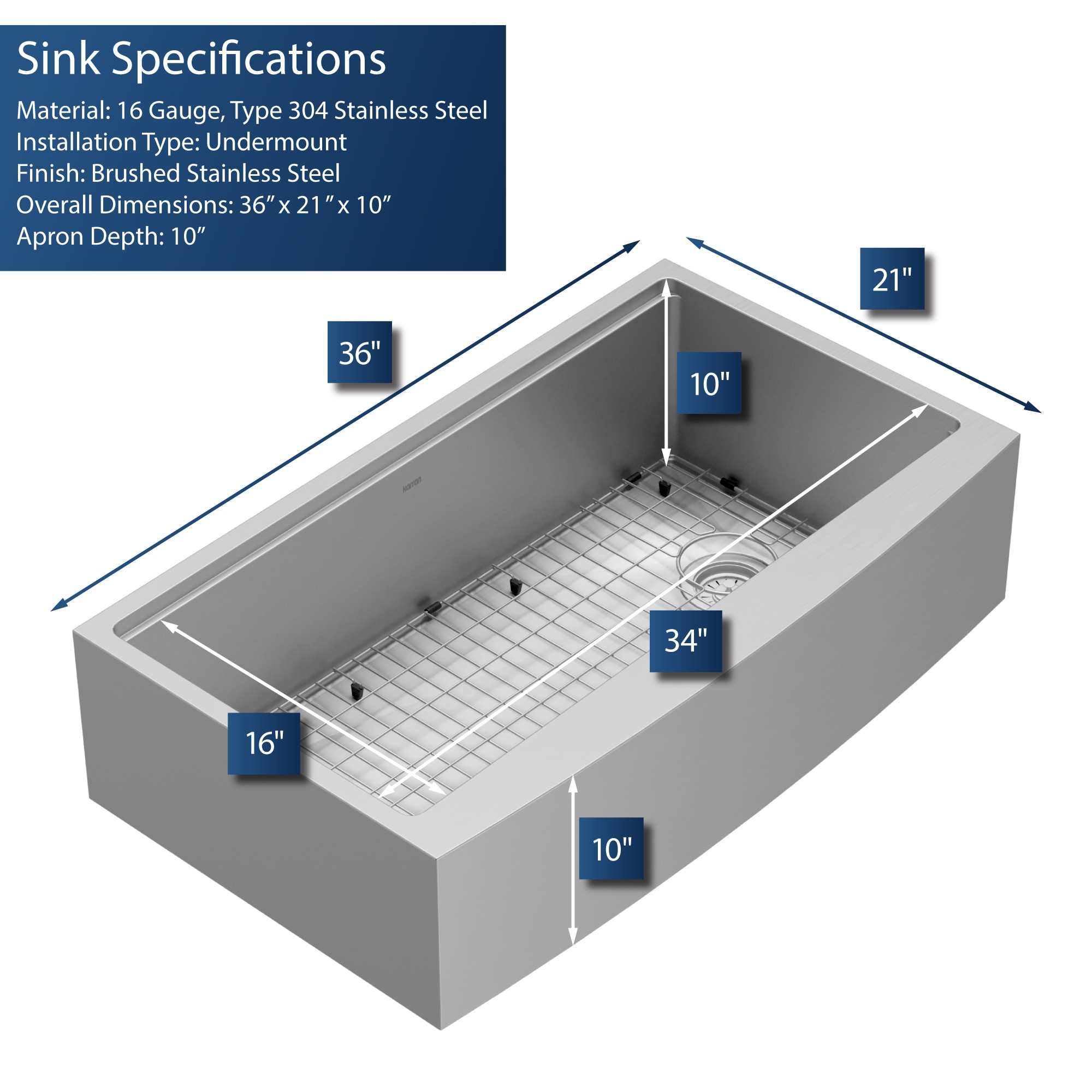 Karran WSA-46-PK1 Kitchen-Sinks - View #3