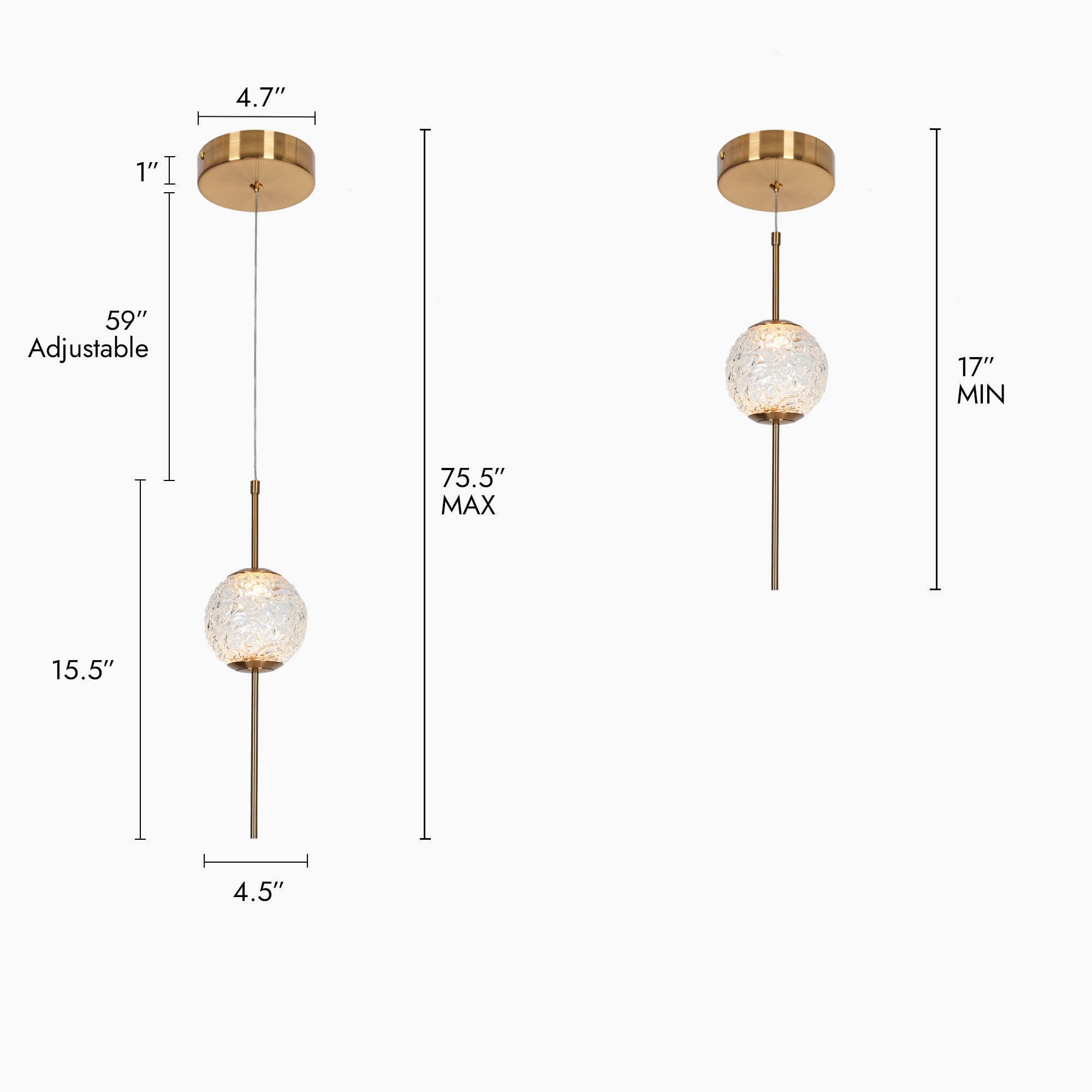 LNC HA05050P Pendant-Lights - View #7