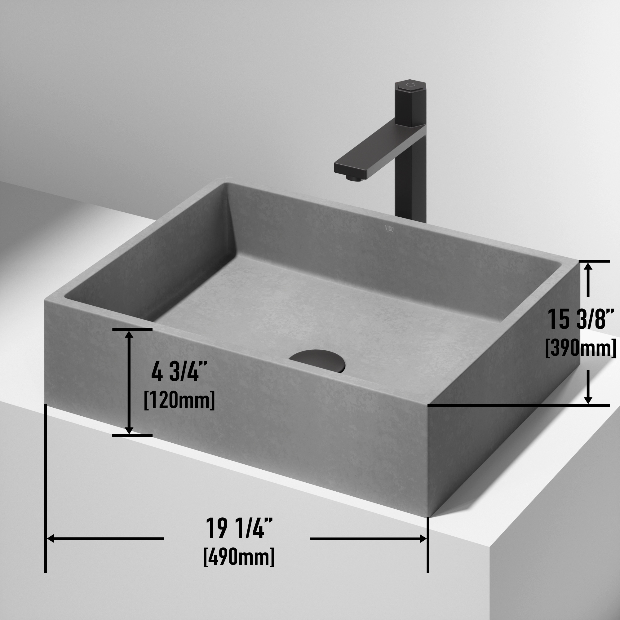 VIGO VGT2090 Bath-Sink - View #10