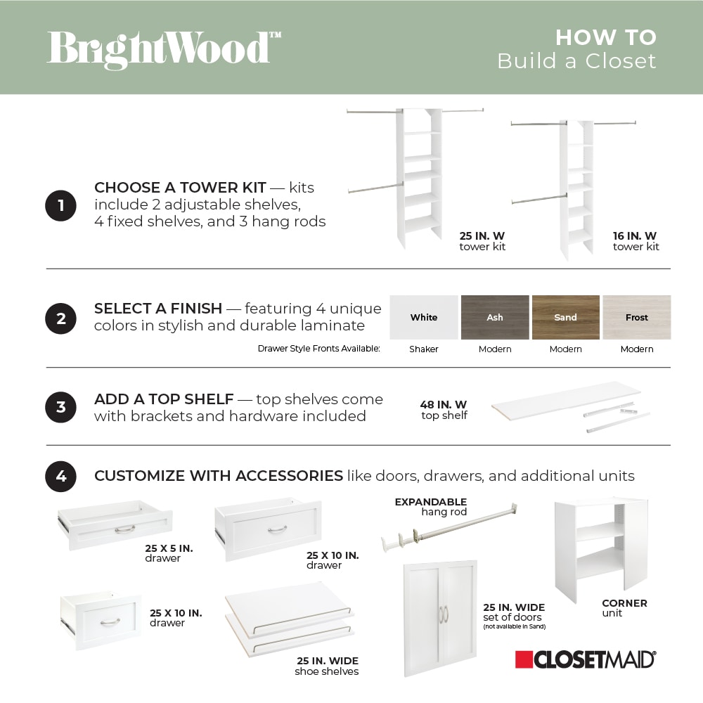 ClosetMaid 10000-07924 Wood-Closet-Accessories - View #5