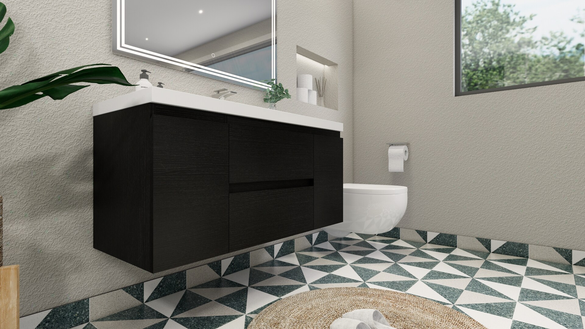 Moreno Bath MOB48S-RB Bath-Vanity-Combo - View #7