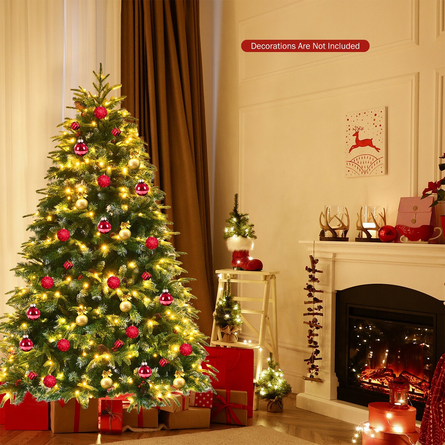 WELLFOR CM-HWY-23601US Artificial-Christmas-Trees - View #9