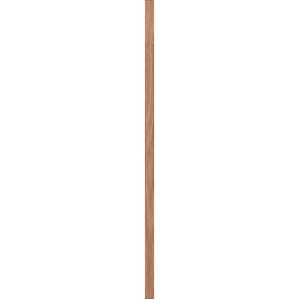L.J. Smith Stair Systems LJC-5060-WO 38 38-in x 1.25-in Unfinished White Oak Square Top Stair Baluster