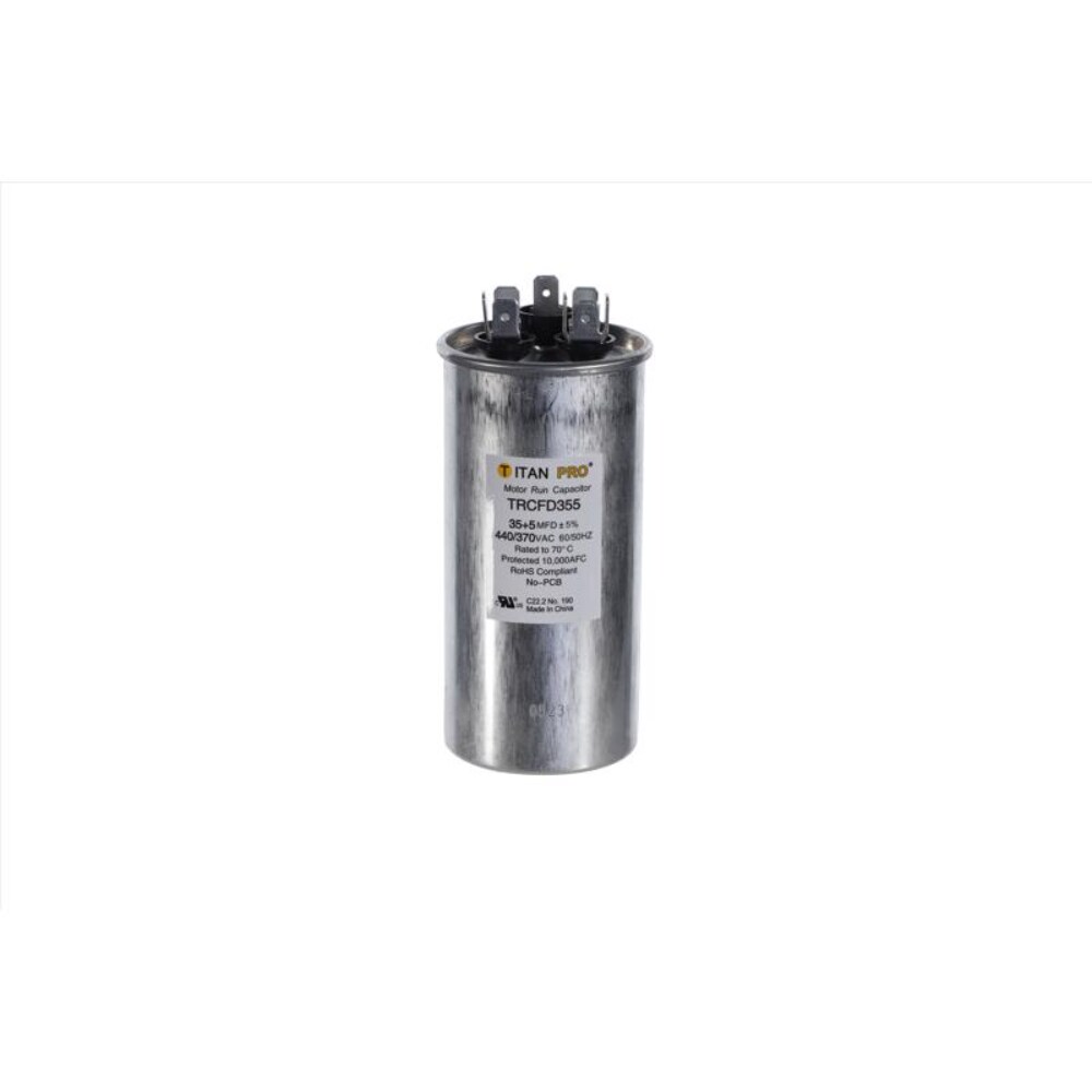 Titan PRO  35+5 MFD 440 V Round Run Capacitor