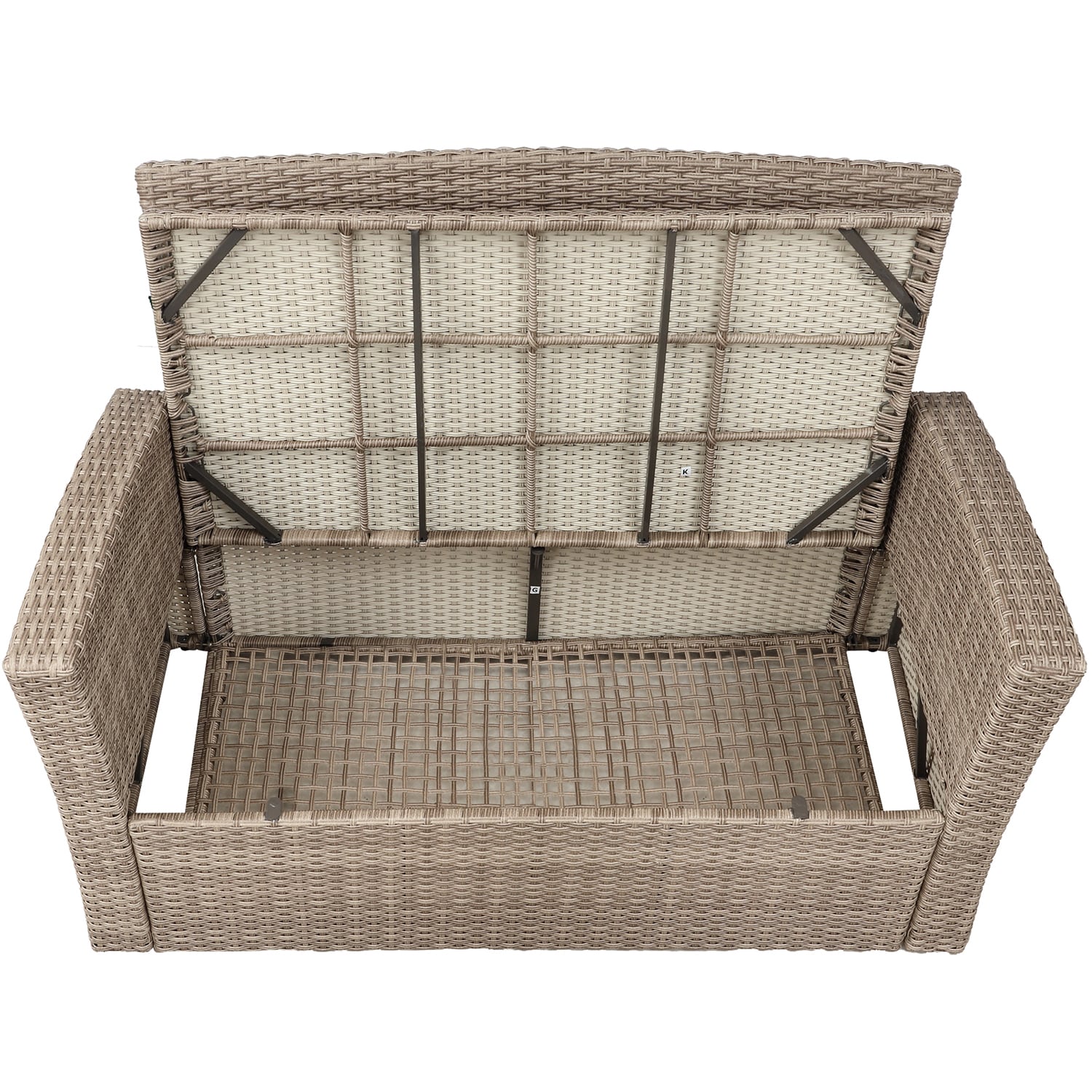 SINOFURN SYA020335GY Patio-Conversation-Sets - View #2