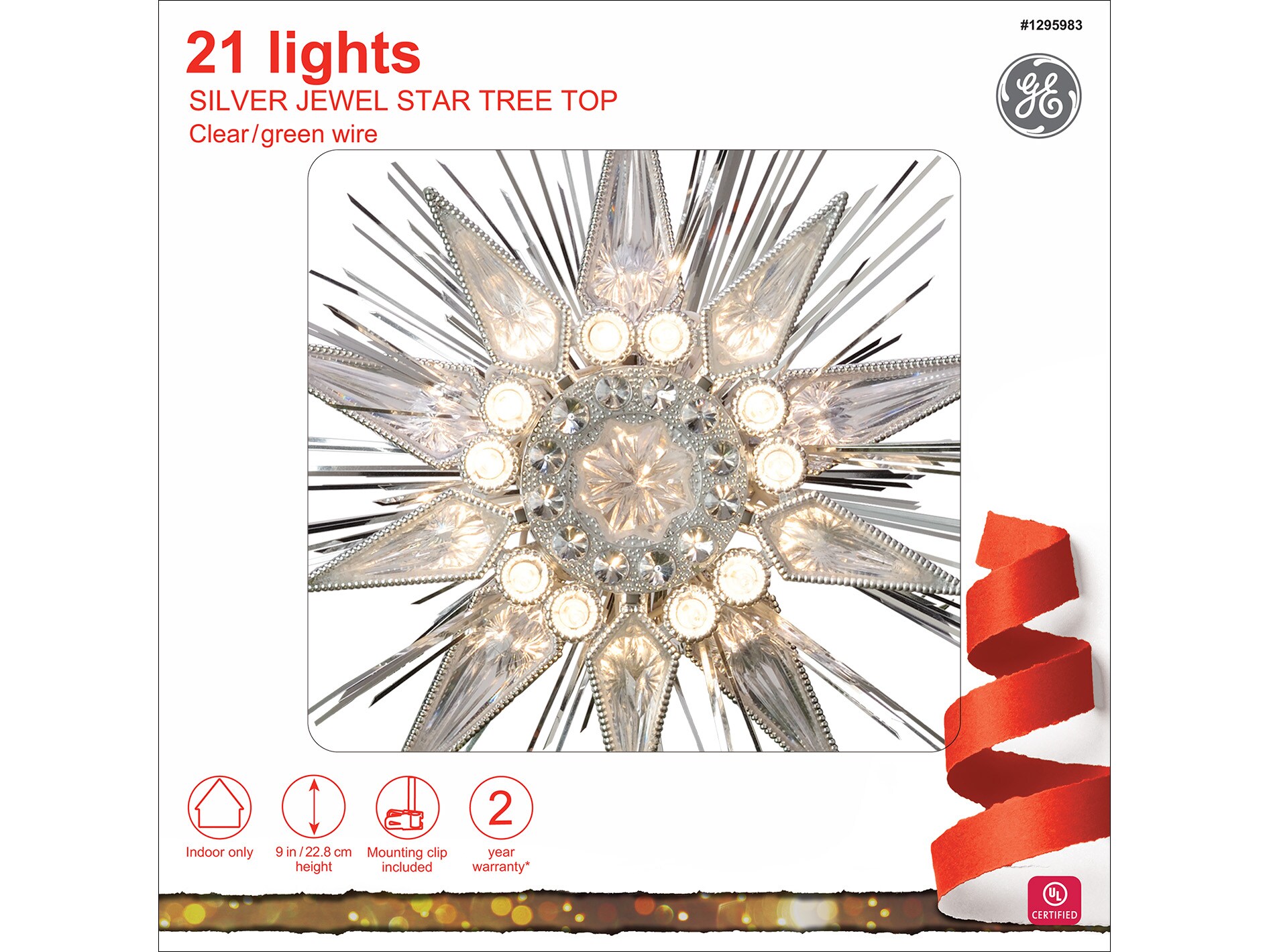 Jeweled Star Christmas Tree Topper