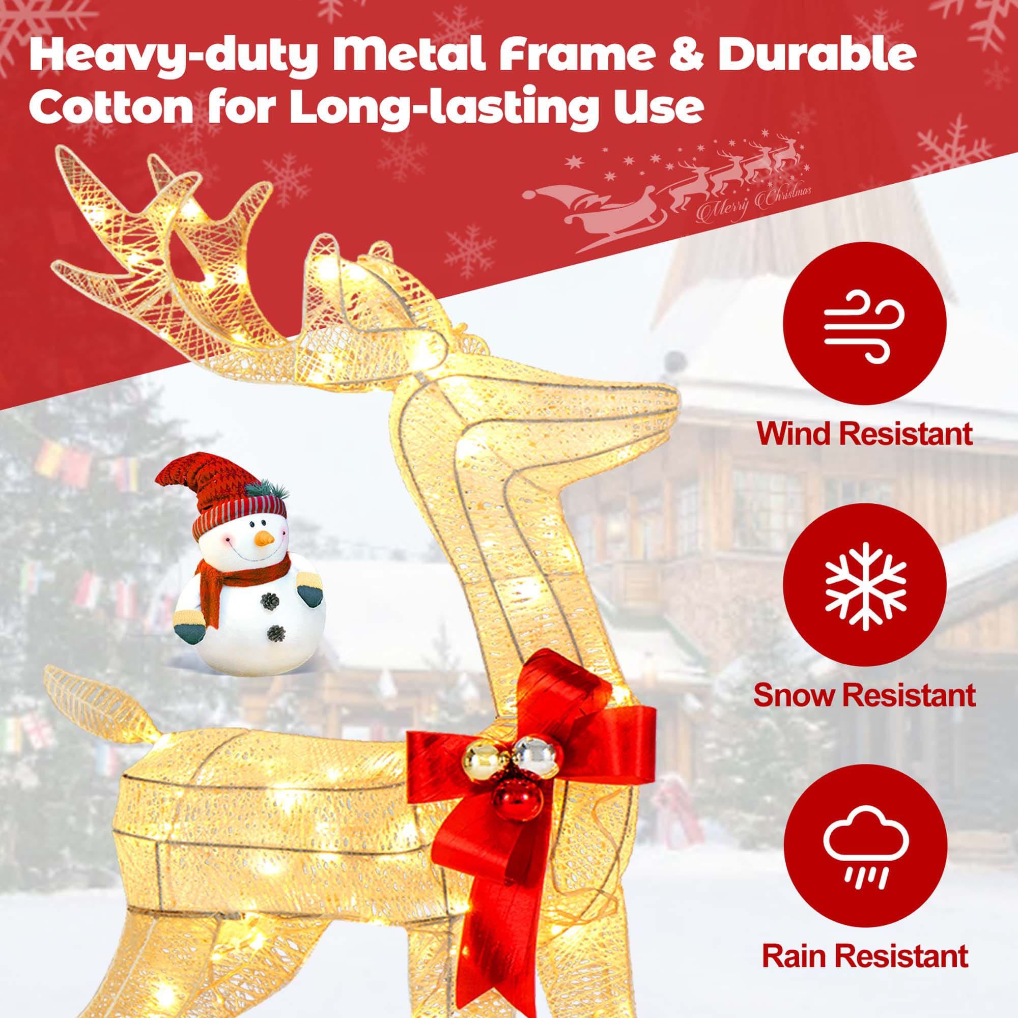 Costway LWS00718 Table-Christmas-Decorations - View #3