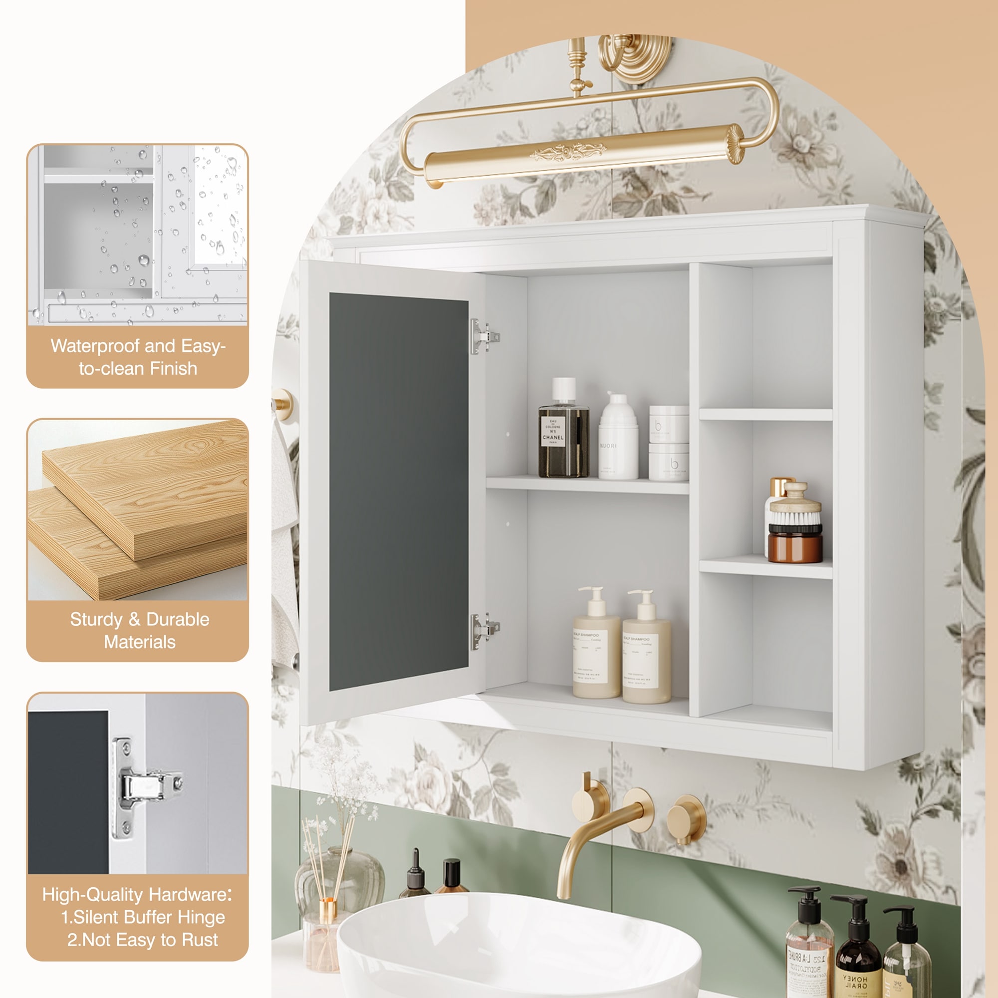 Tatayosi P-DJ-2917AAK Bathroom-Wall-Cabinets - View #4