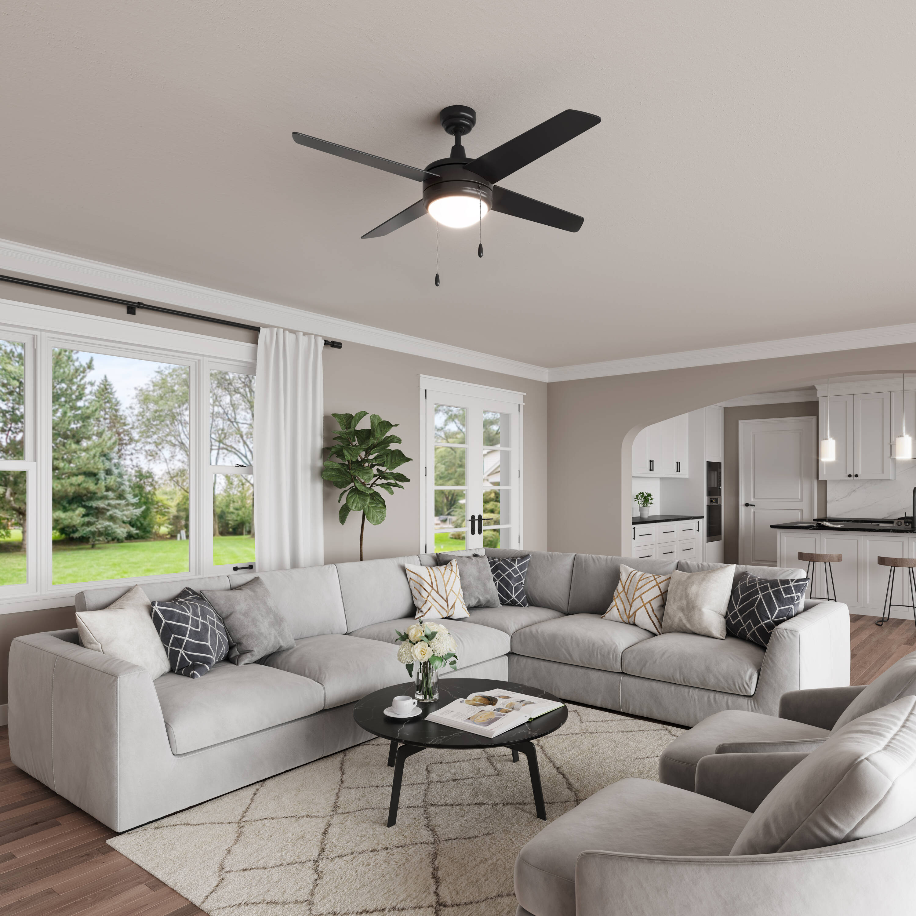 RP Lighting + Fans 1004BN-E26-L Ceiling-Fans - View #5
