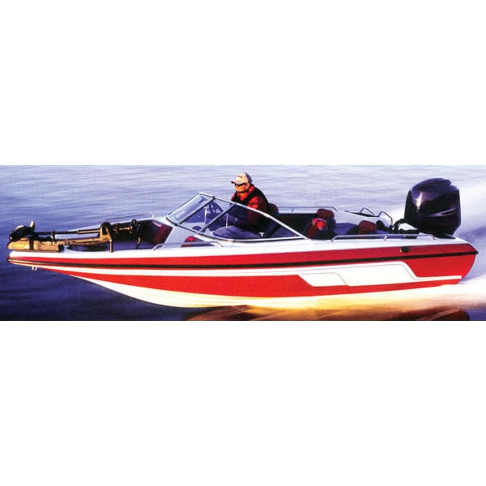 Carver Styled-to-Fit Fish and Ski Style Boat with Walk-Thru Windshield Cover-  20-ft 6-in Length x 96-in Width at