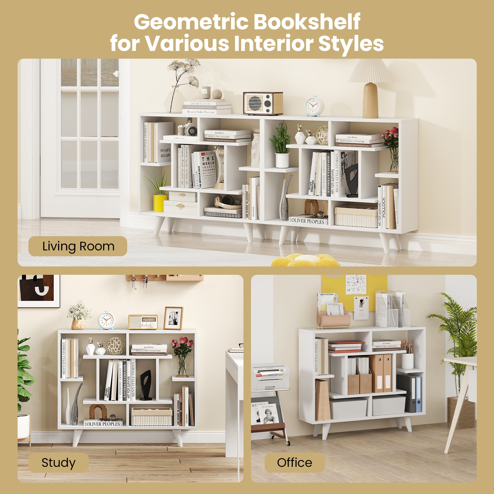 Slickblue D-CO-HW55801BC bookcases - View #8