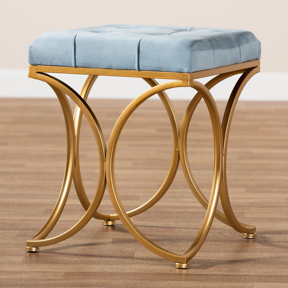 Baxton Studio 161-10268-LW Indoor-Ottomans - View #4