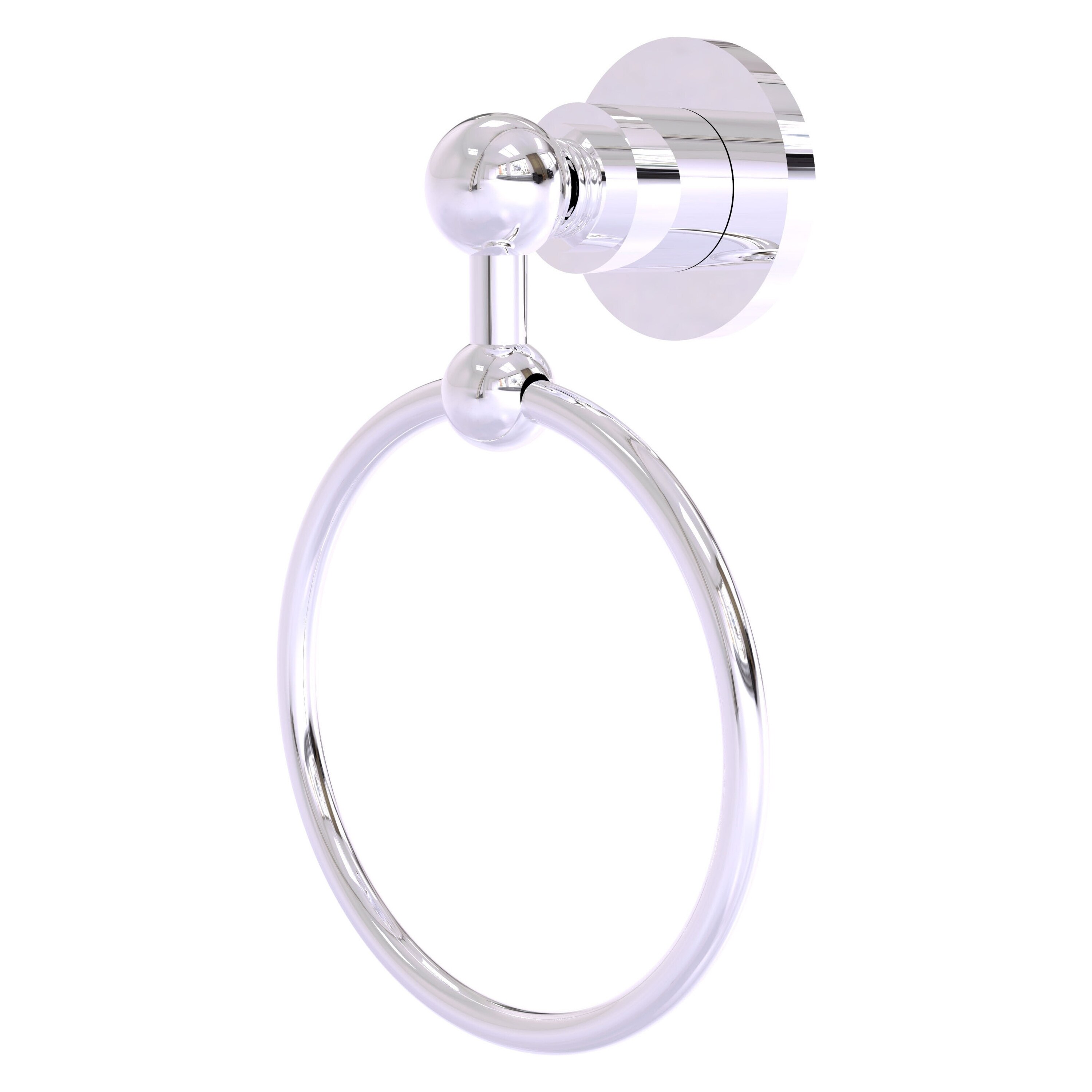 Allied Brass AP-16-PC Astor Place Polished Chrome Wall mount Single Towel Ring