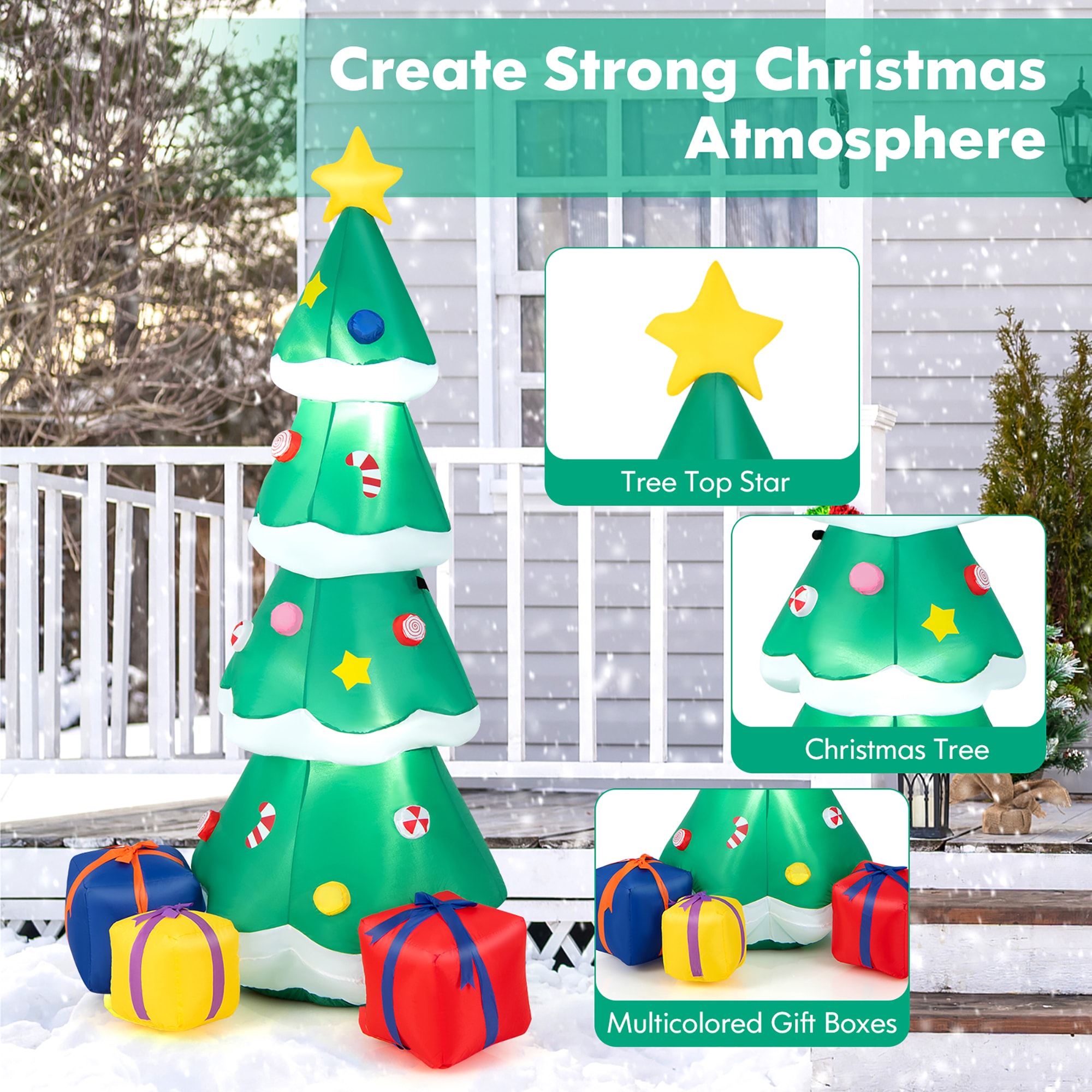 Costway LWS00693 Christmas-Inflatables - View #6