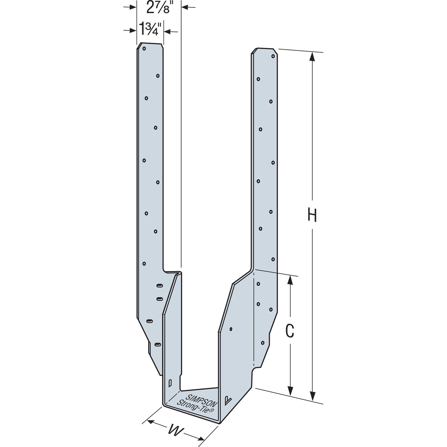 Simpson Strong-Tie THAL422 Joist-Hangers - View #2