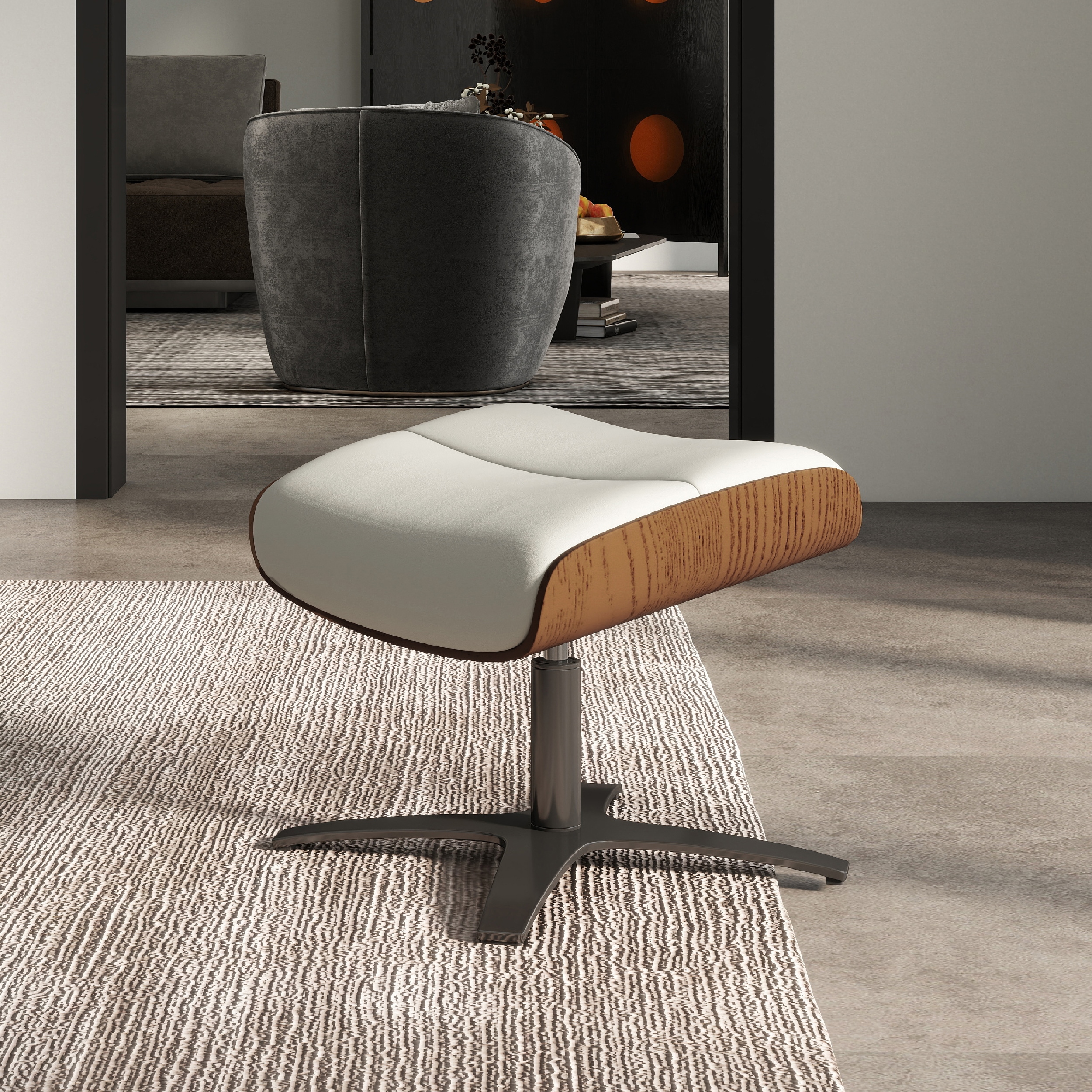 Jennifer Taylor Home LKLN-84650 Indoor-Ottomans - View #3