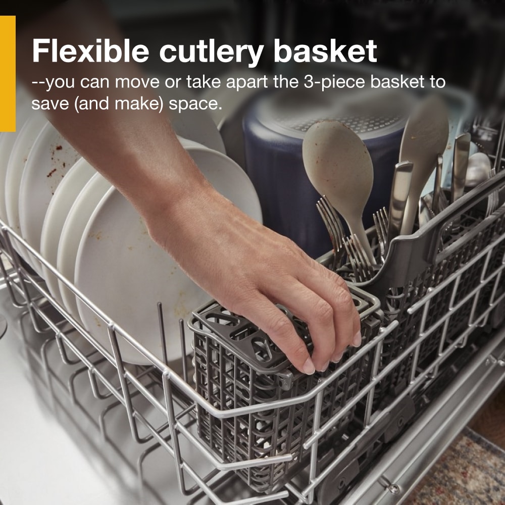 Beige Stainless Steel Energy Star Large Capacity Dishwasher