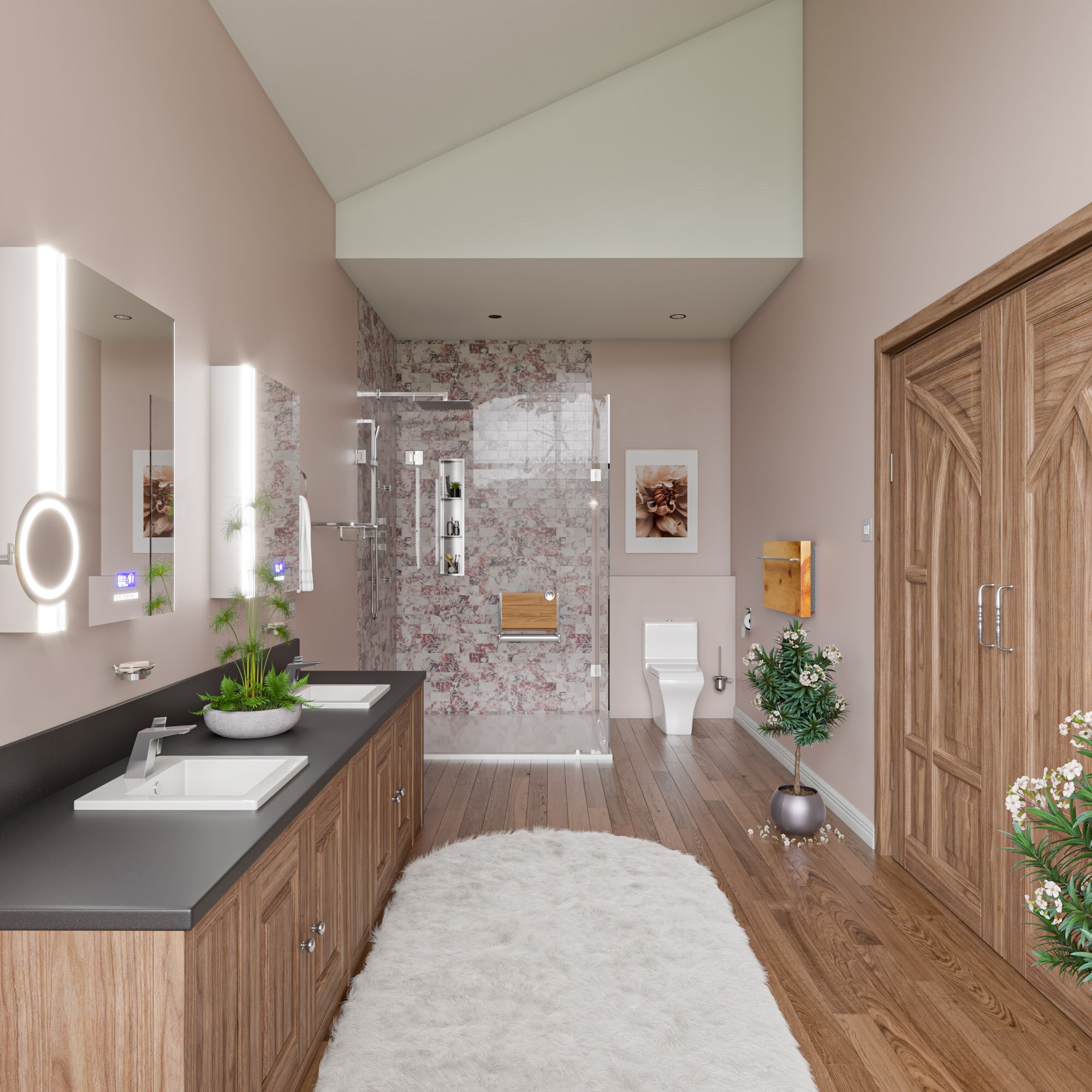 ALFI ABM9WLED-BN Makeup-Mirrors - View #4
