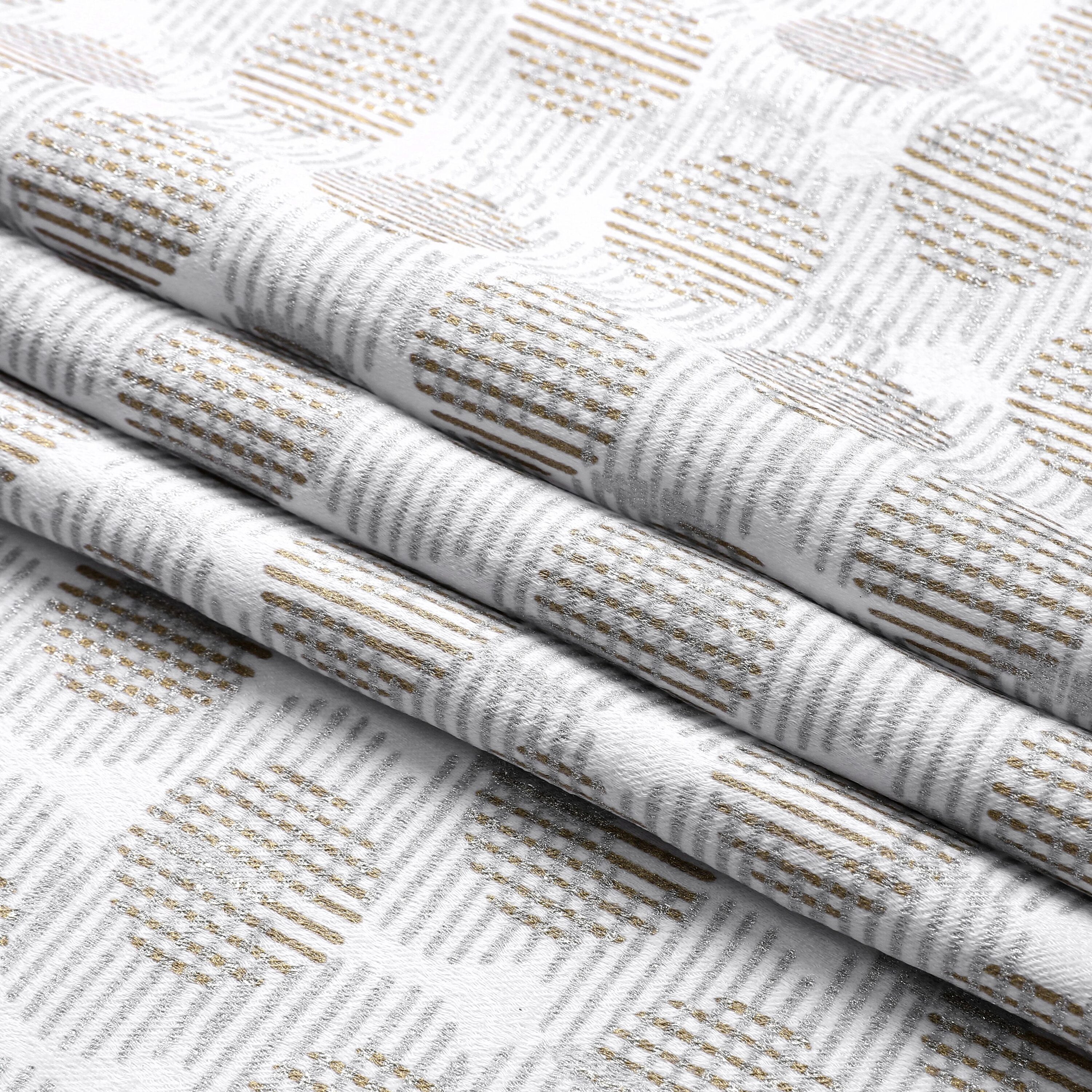 KATE AURORA METALLIC-SYD-PP-WHT curtains - View #6