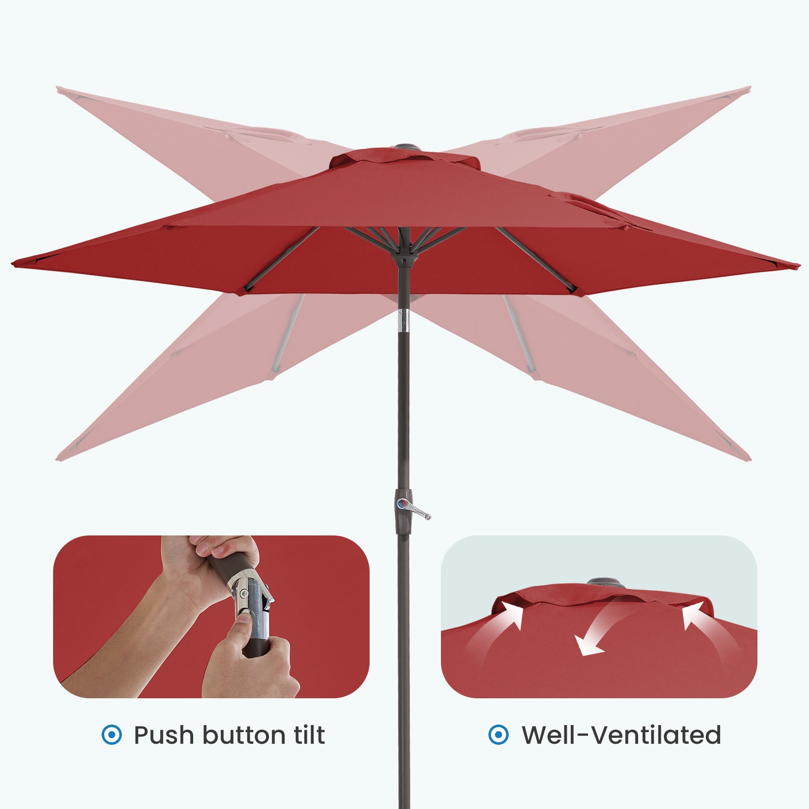 VOUA 3TZZS-RD Umbrellas-2 - View #6