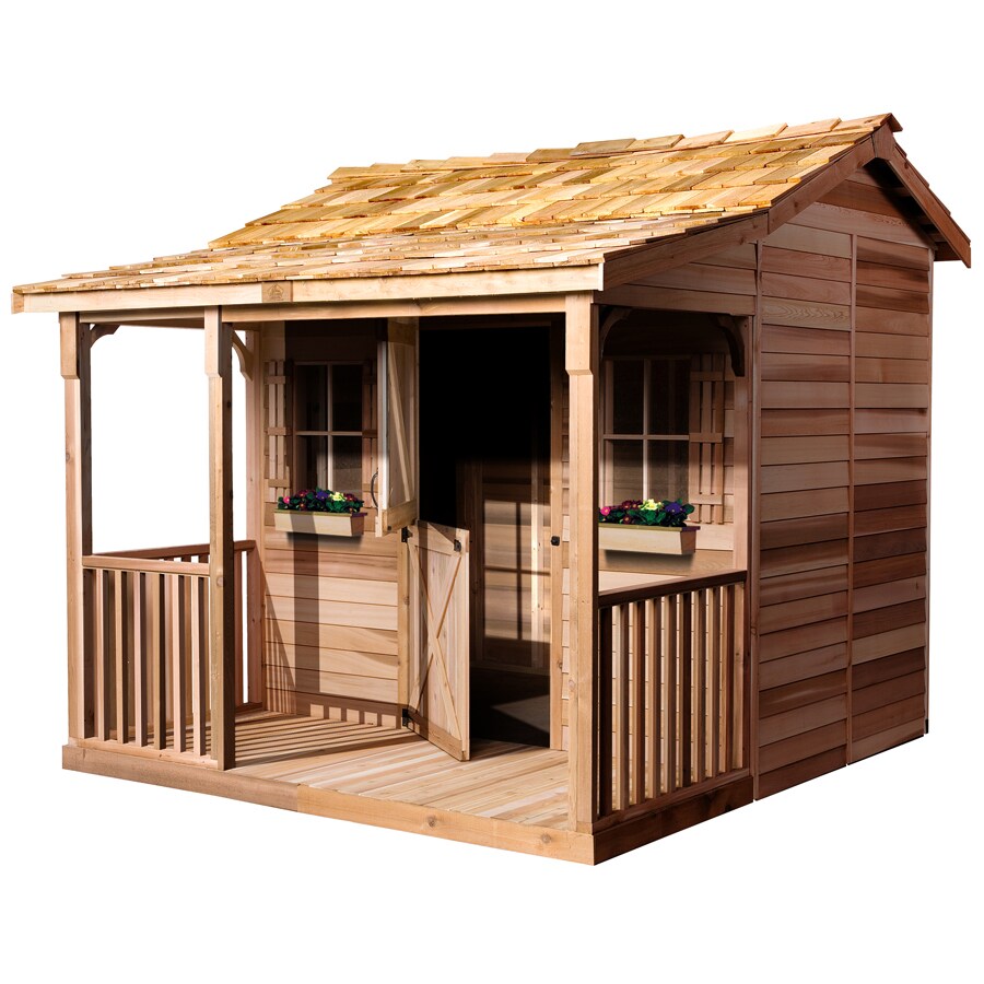 Cedarshed BK1212 Bunkhouse 12-ft x 12-ft Wood Storage Shed (Floor Included)