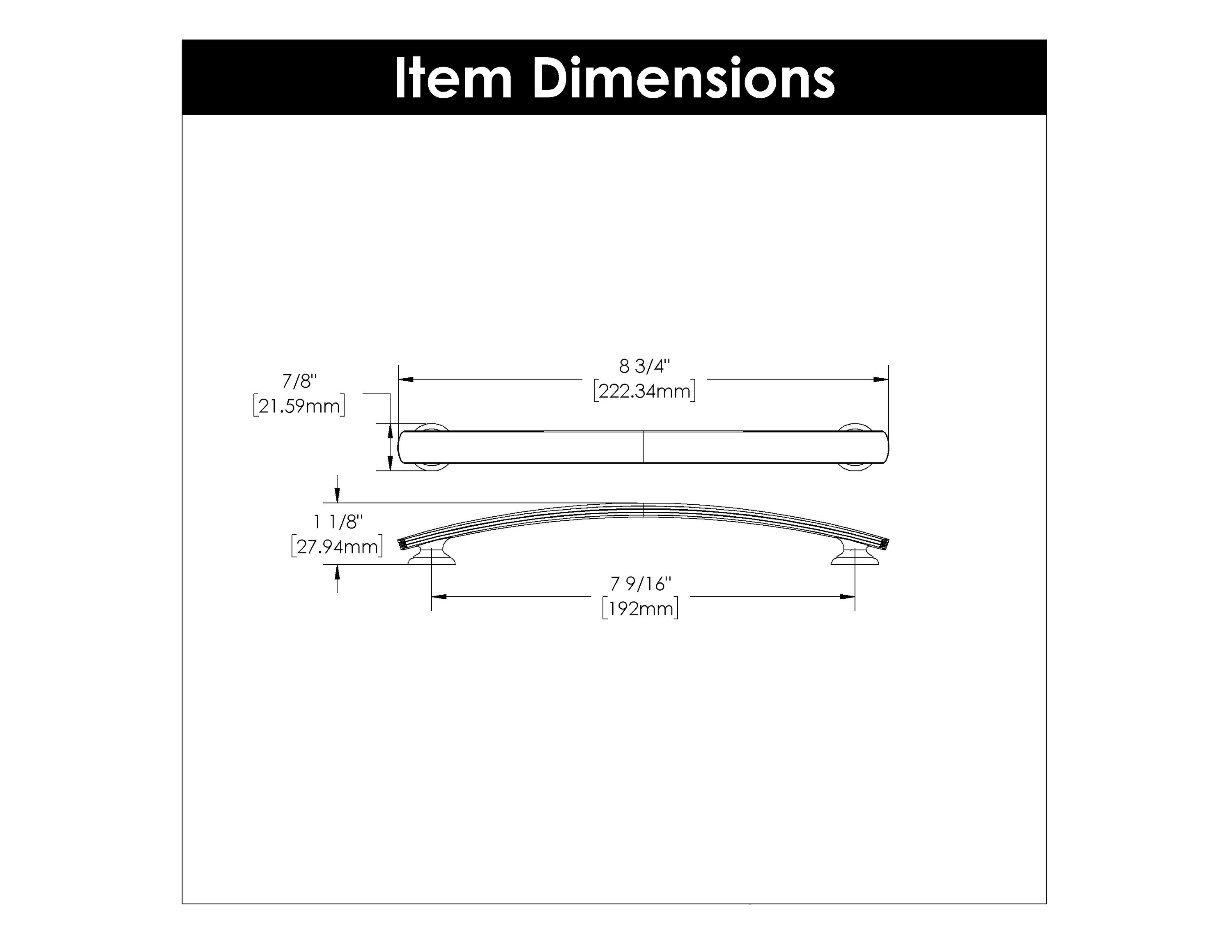 Hickory Hardware P2157-CH-5B Cabinet-Pulls - View #6